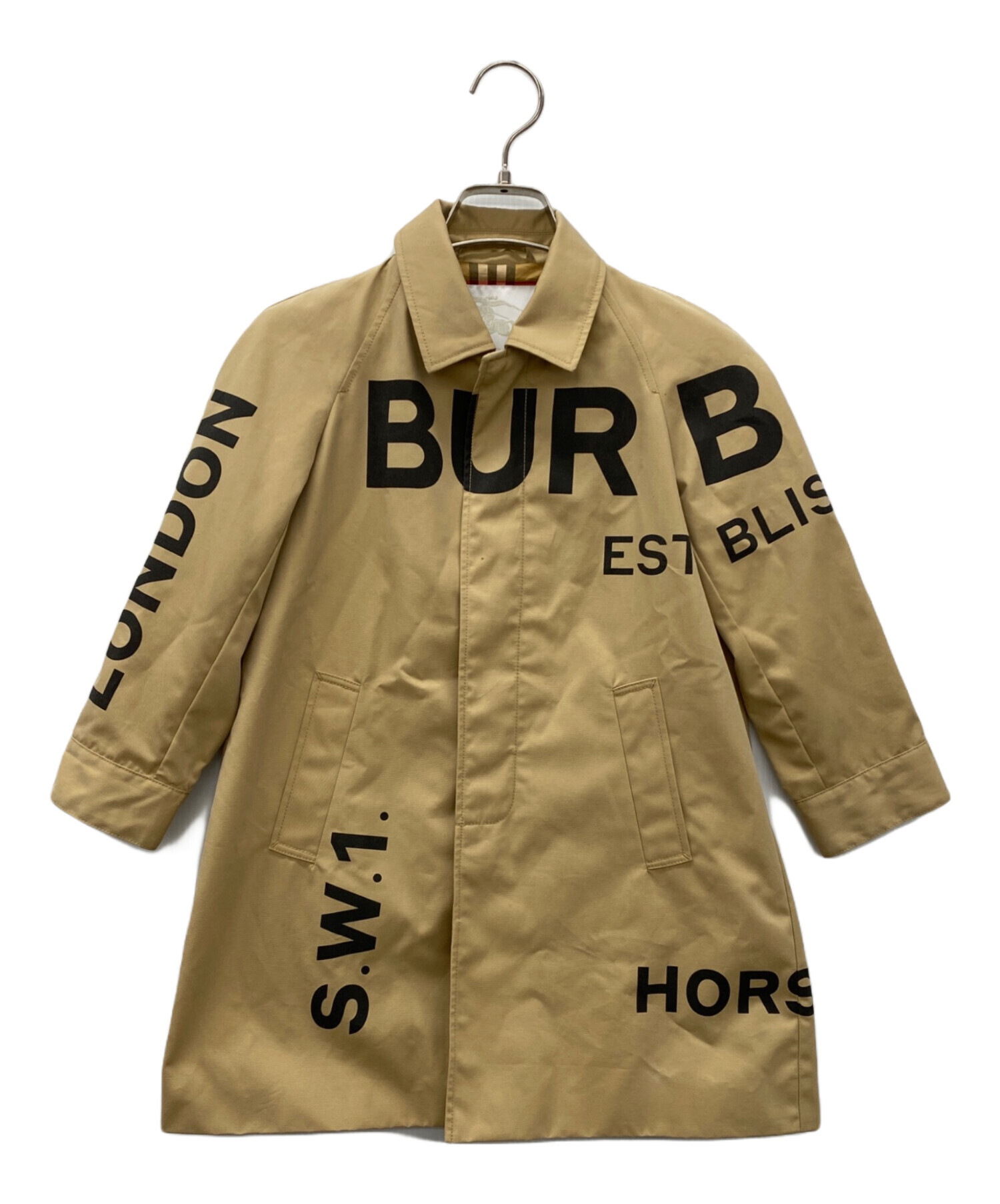 BURBERRY バーバリー　ホースフェリー　ステンカラーコート 楽天市場】美品□BURBERRY バーバリー 8025643 ホースフェリー