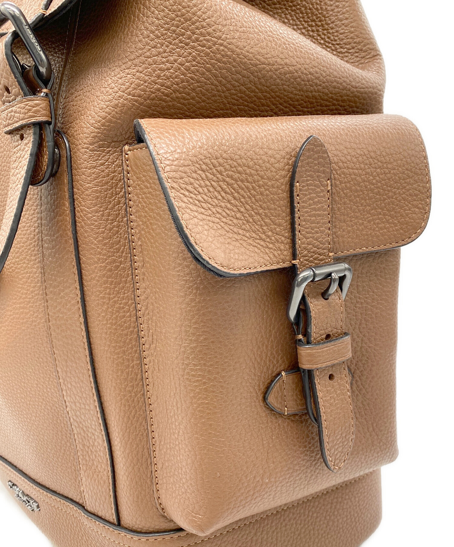 中古・古着通販】COACH (コーチ) ハドソン バックパック ブラウン 