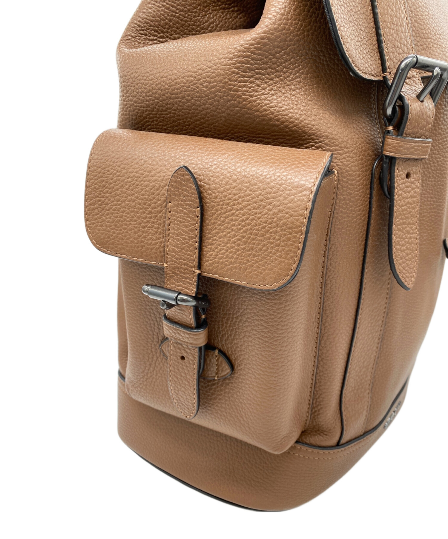 中古・古着通販】COACH (コーチ) ハドソン バックパック ブラウン 