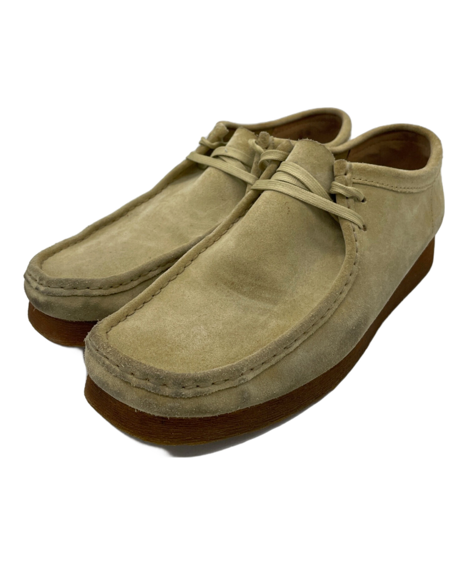 中古・古着通販】CLARKS (クラークス) ワラビーブーツ カーキ サイズ