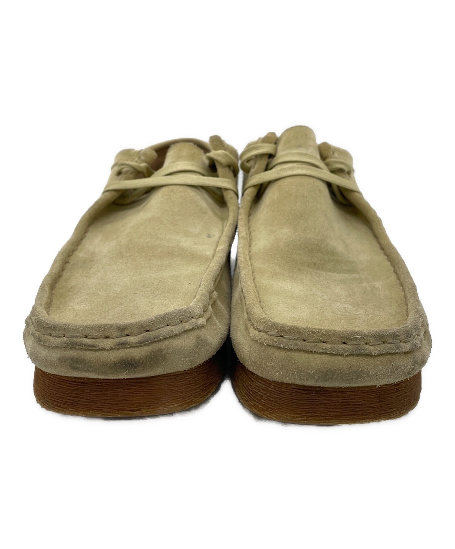 Clarks クラークス ワラビーブーツ ヌバック オリーブ カーキ UK9 中古・古着通販】CLARKS (クラークス) ワラビーブーツ カーキ サイズ