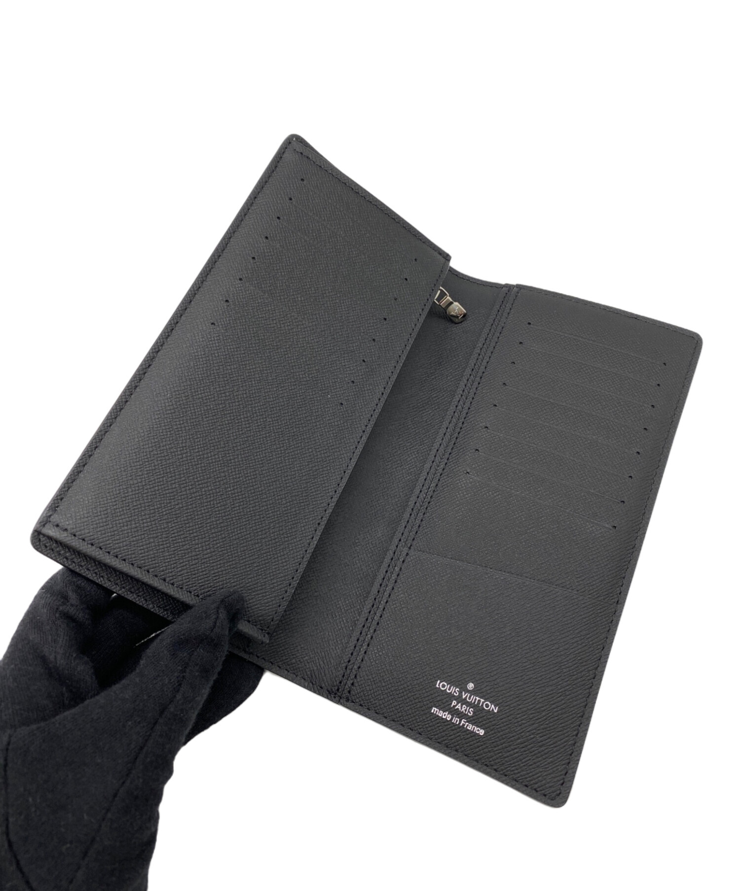 中古・古着通販】LOUIS VUITTON (ルイ ヴィトン) 長財布 ブラック