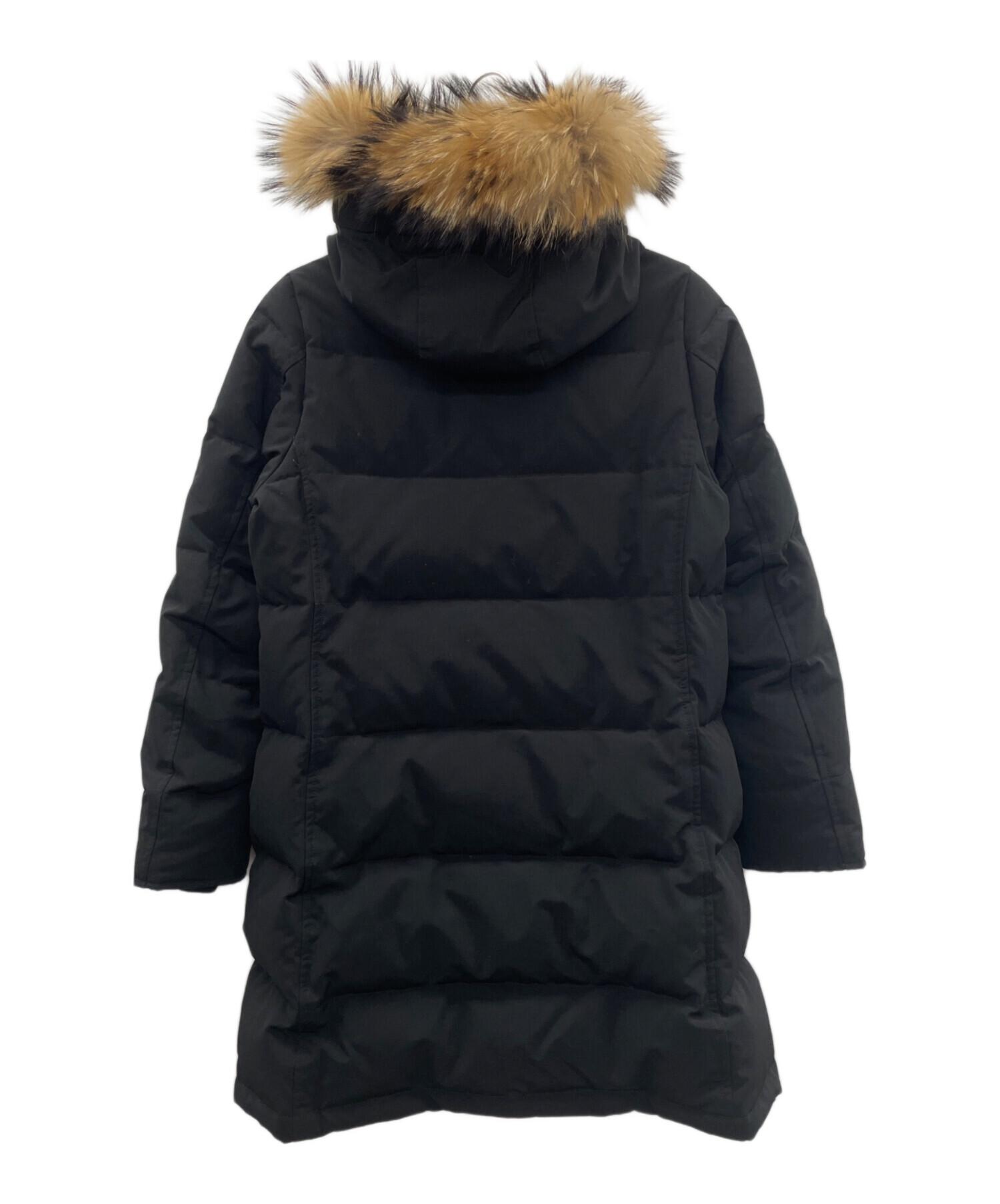 DANTON ファーロングダウジャケット　ブラック 中古・古着通販】DANTON (ダントン) ダウンジャケット ブラック サイズ