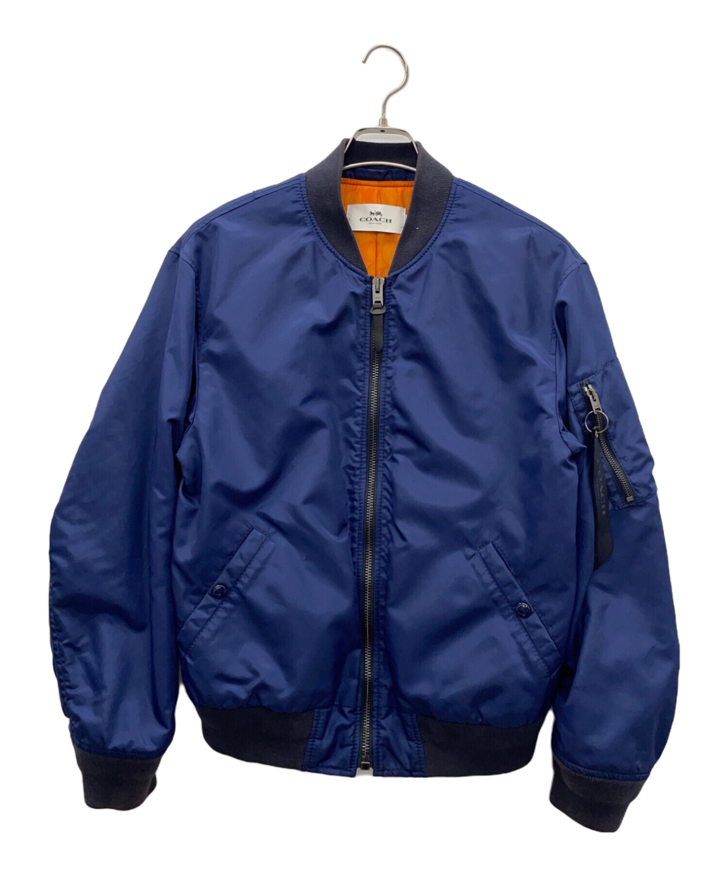 中古・古着通販】COACH (コーチ) ブルゾン ネイビー サイズ:S 