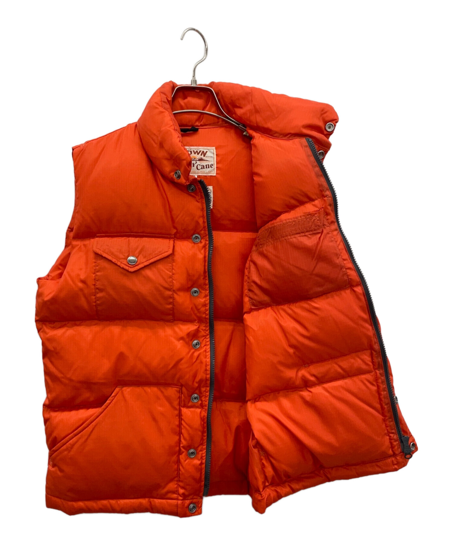 中古・古着通販】SUGAR CANE (シュガーケーン) ダウンベスト オレンジ