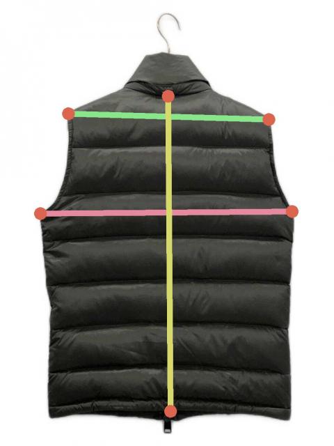 中古・古着通販】HERNO (ヘルノ) ダウンベスト グリーン サイズ:44