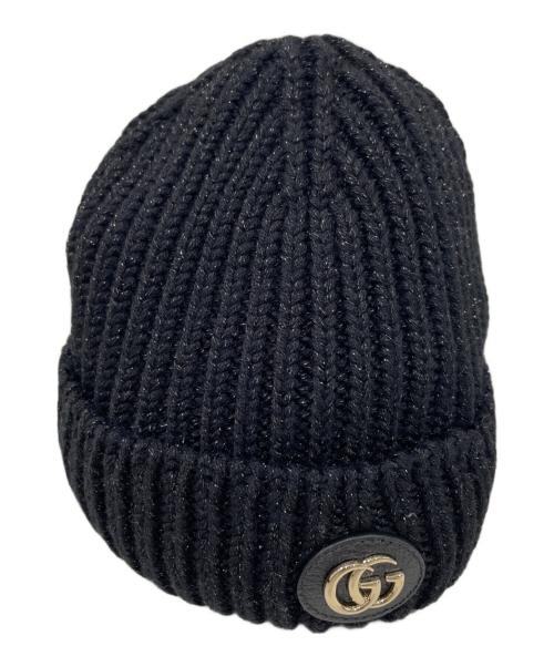 中古・古着通販】GUCCI (グッチ) ニット帽 ブラック｜ブランド・古着