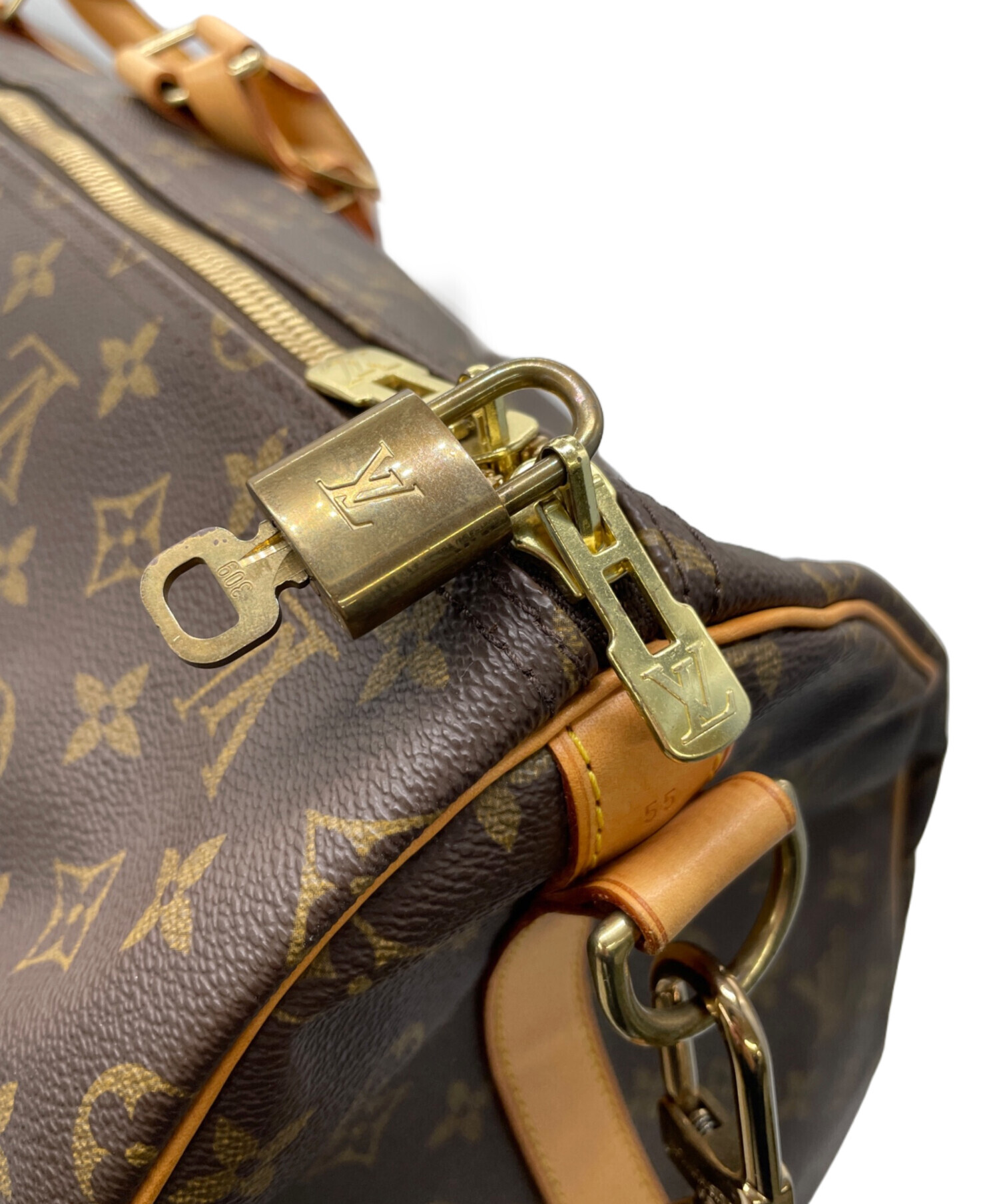 Louis Vuitton ブラウン ボストンバッグ 中古・古着通販】LOUIS VUITTON (ルイ ヴィトン) ボストンバッグ