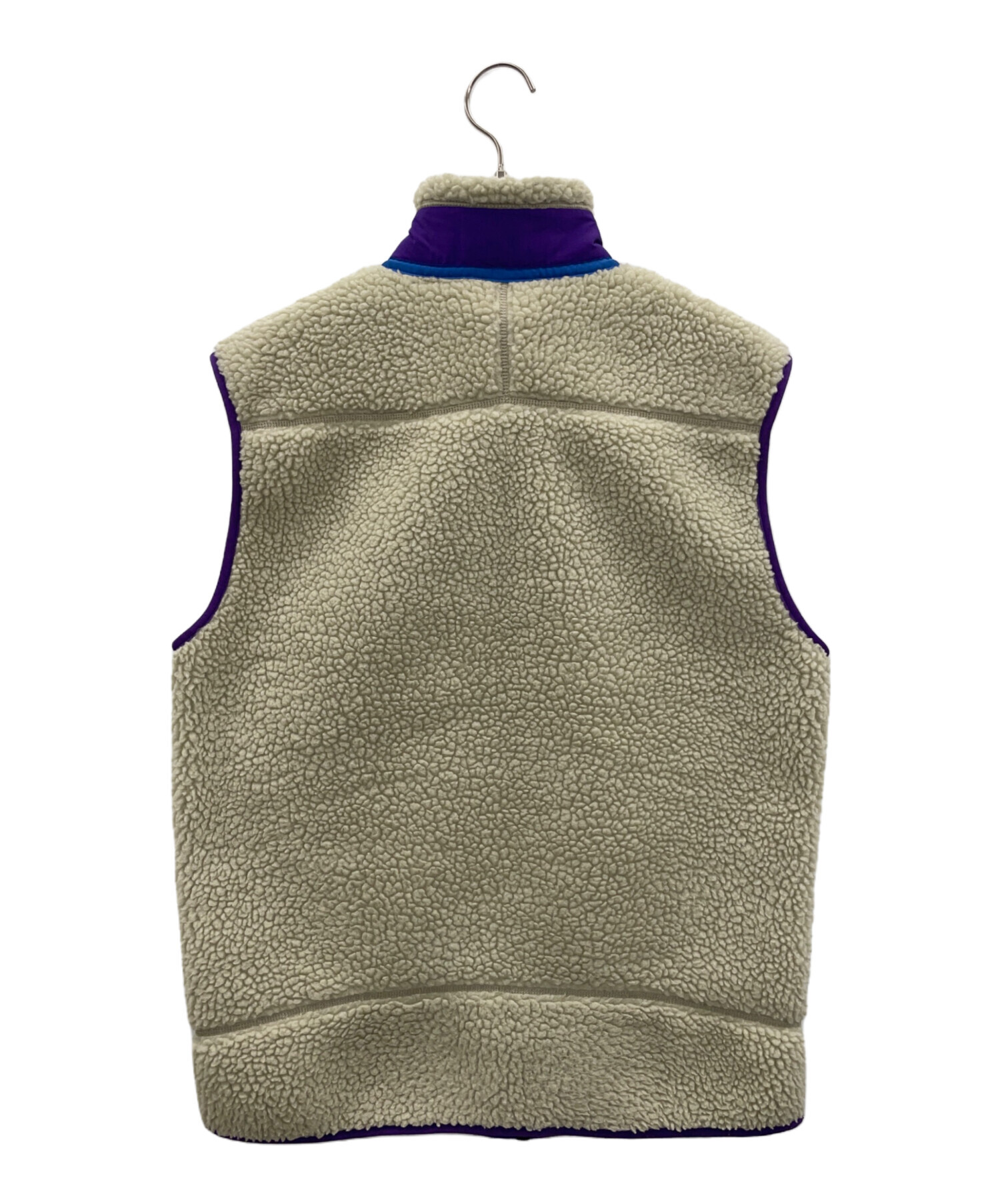 patagonia レトロx ベストＭ　ベージュ×パープル　Mサイズ 中古・古着通販】Patagonia (パタゴニア) Classic Retro-X Vest