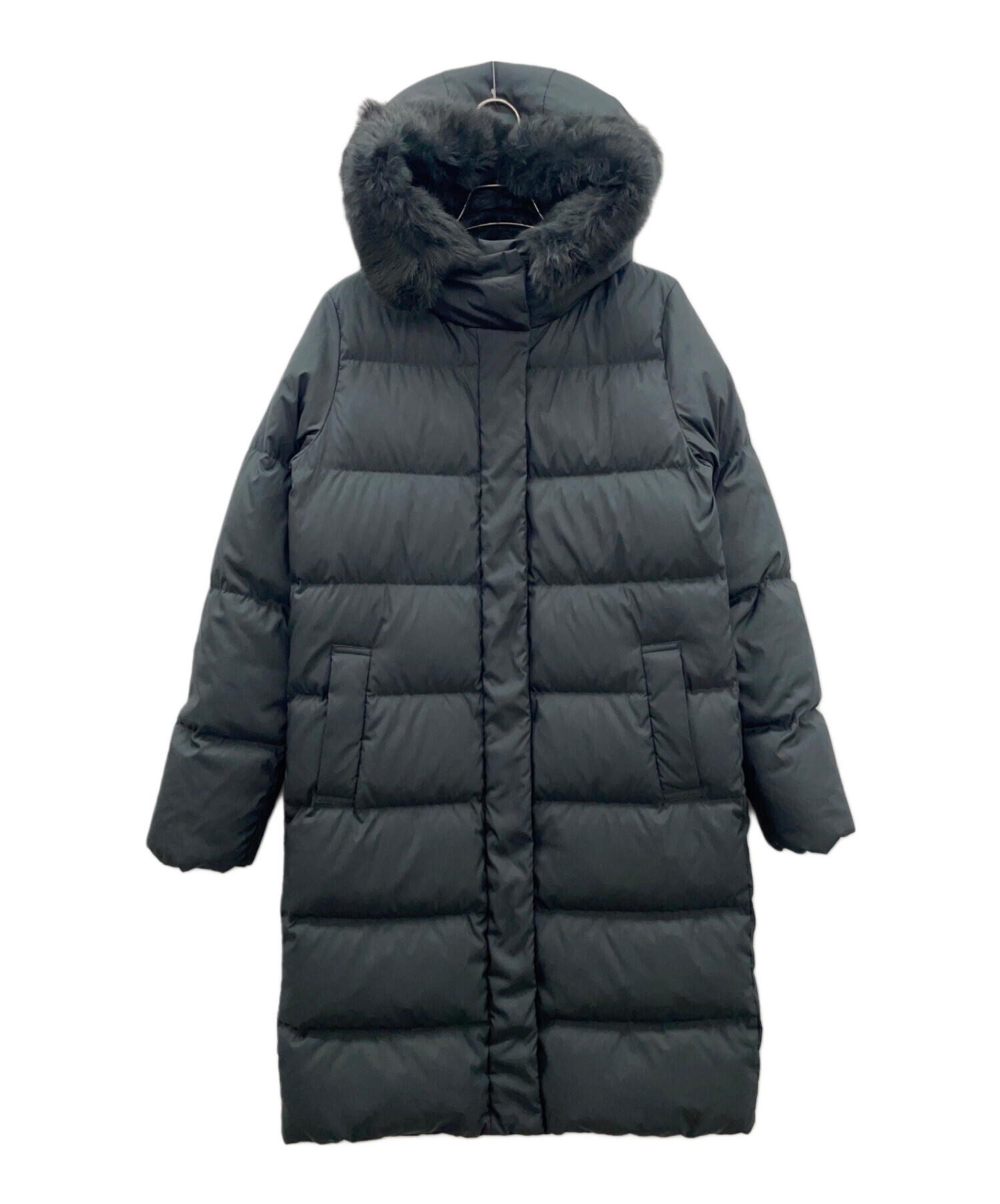 かい アーバンリサーチ ラビットファー ロングダウン ダークグレー 中古・古着通販】URBAN RESEARCH (アーバンリサーチ) ラビットフード