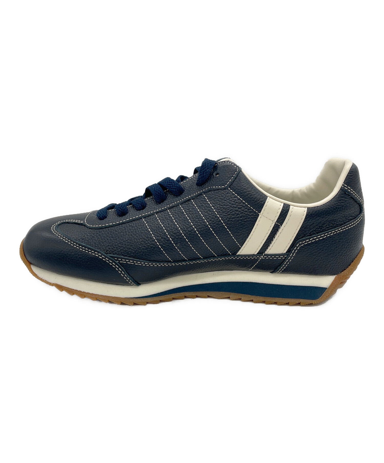 未使用に近い パトリックスニーカー size26.5 42 定価17,600円 中古・古着通販】PATRICK (パトリック) ローカットスニーカー ネイビー