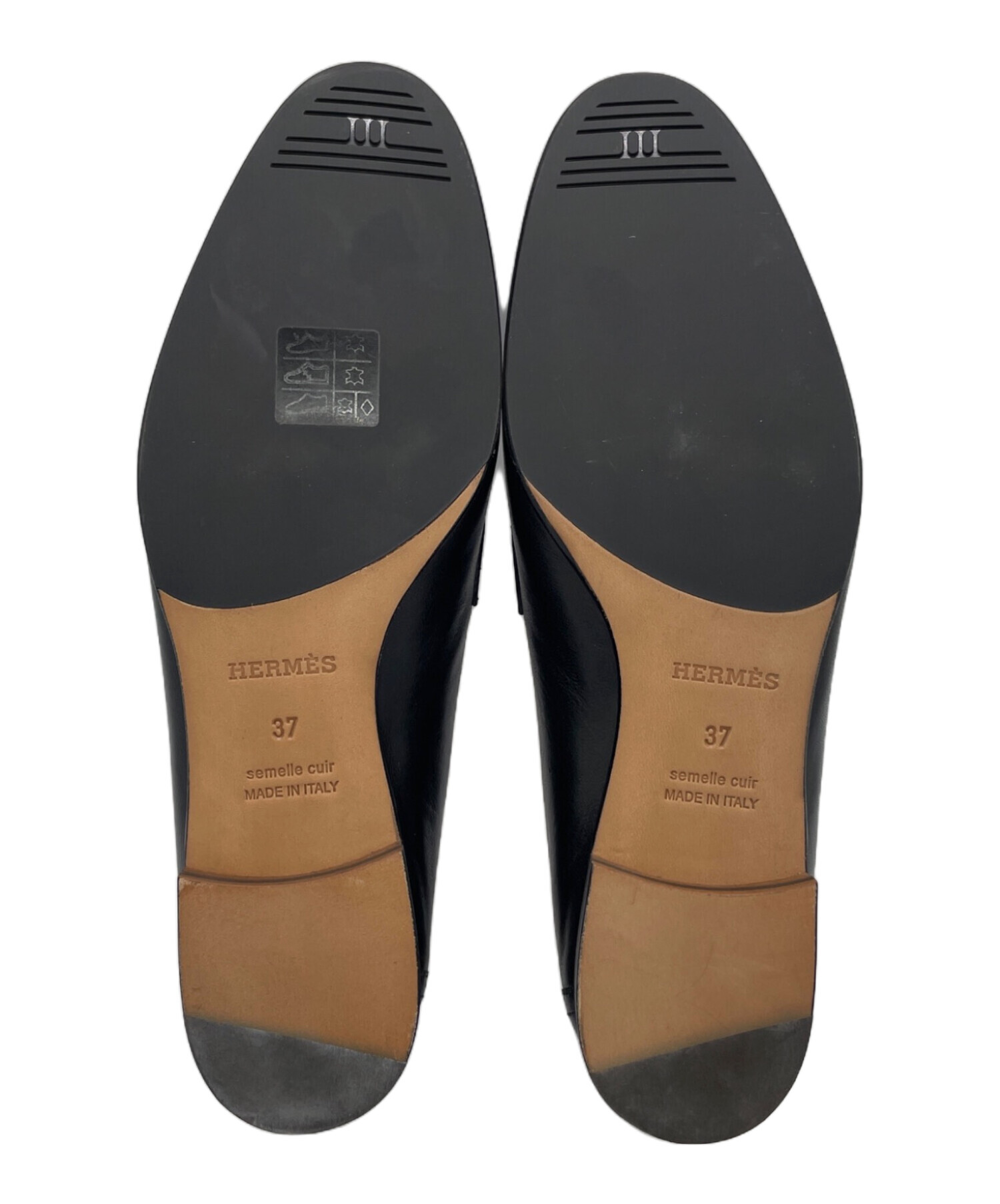 中古・古着通販】HERMES (エルメス) モカシンパリ・ローファー