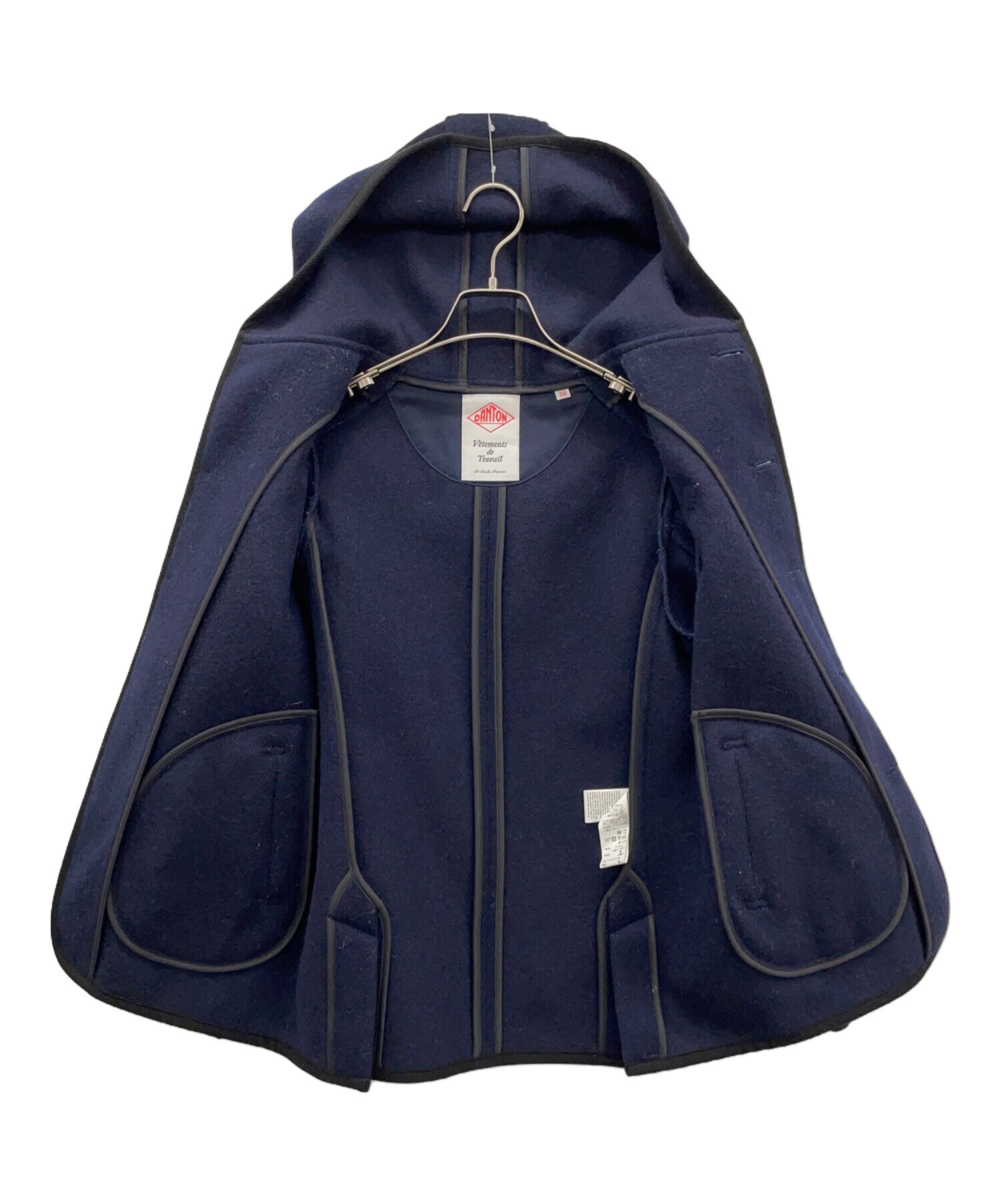 中古・古着通販】DANTON (ダントン) フーデットウールモッサジャケット