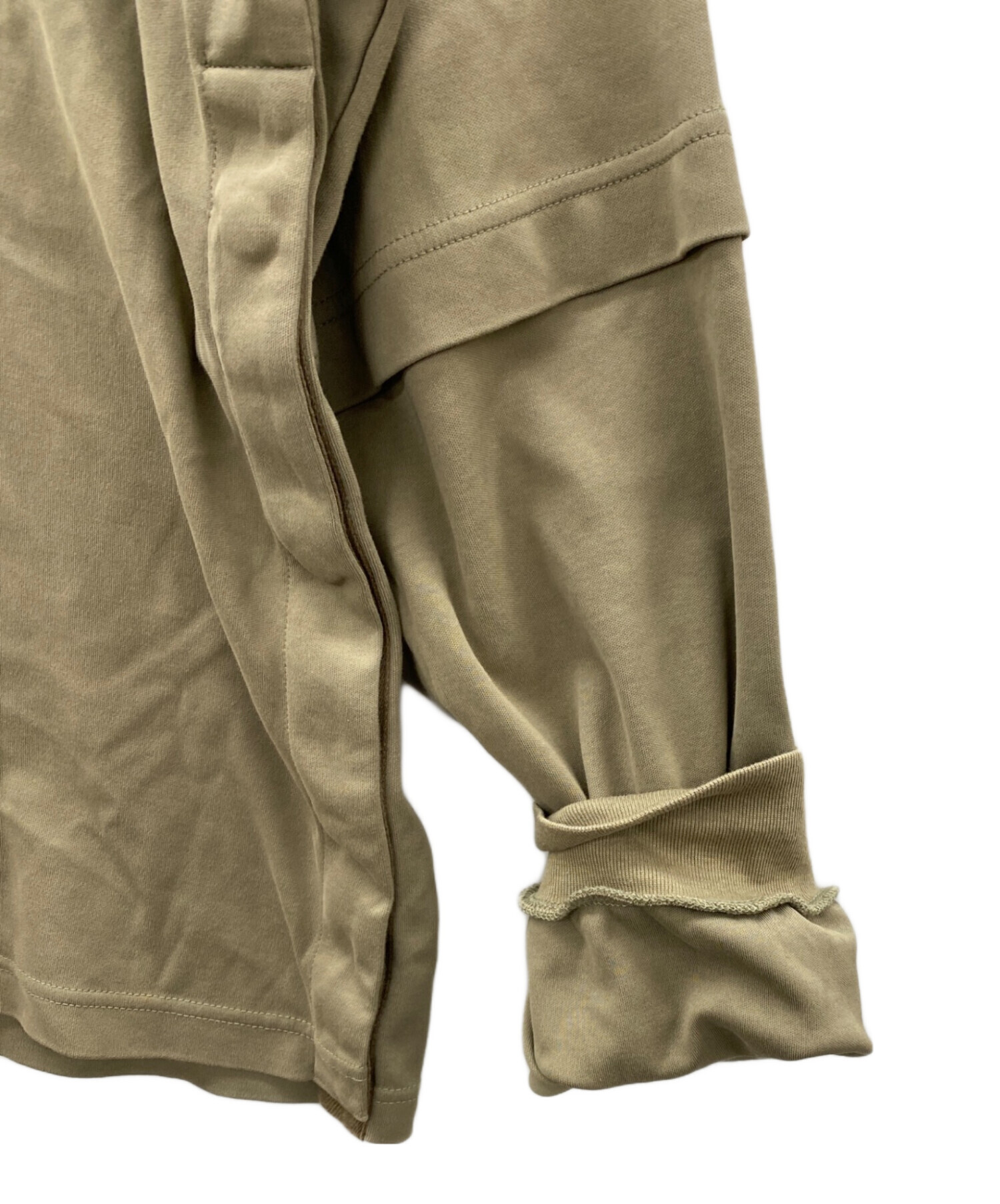 sacai 長袖カットソー　サイズ2　used 中古・古着通販】sacai (サカイ) 長袖カットソー オリーブ サイズ:L