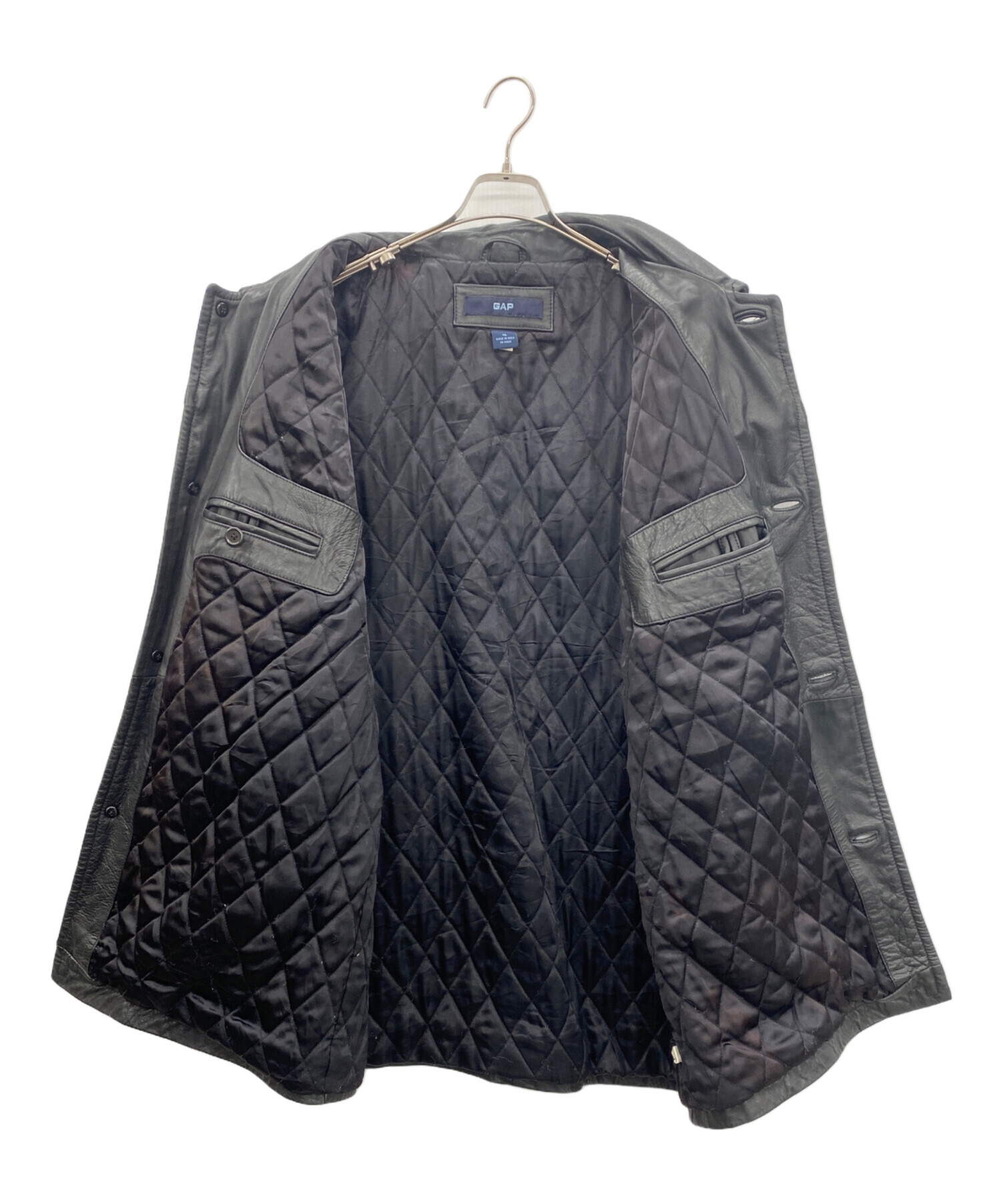 中古・古着通販】OLD GAP (オールドギャップ) レザーカーコート