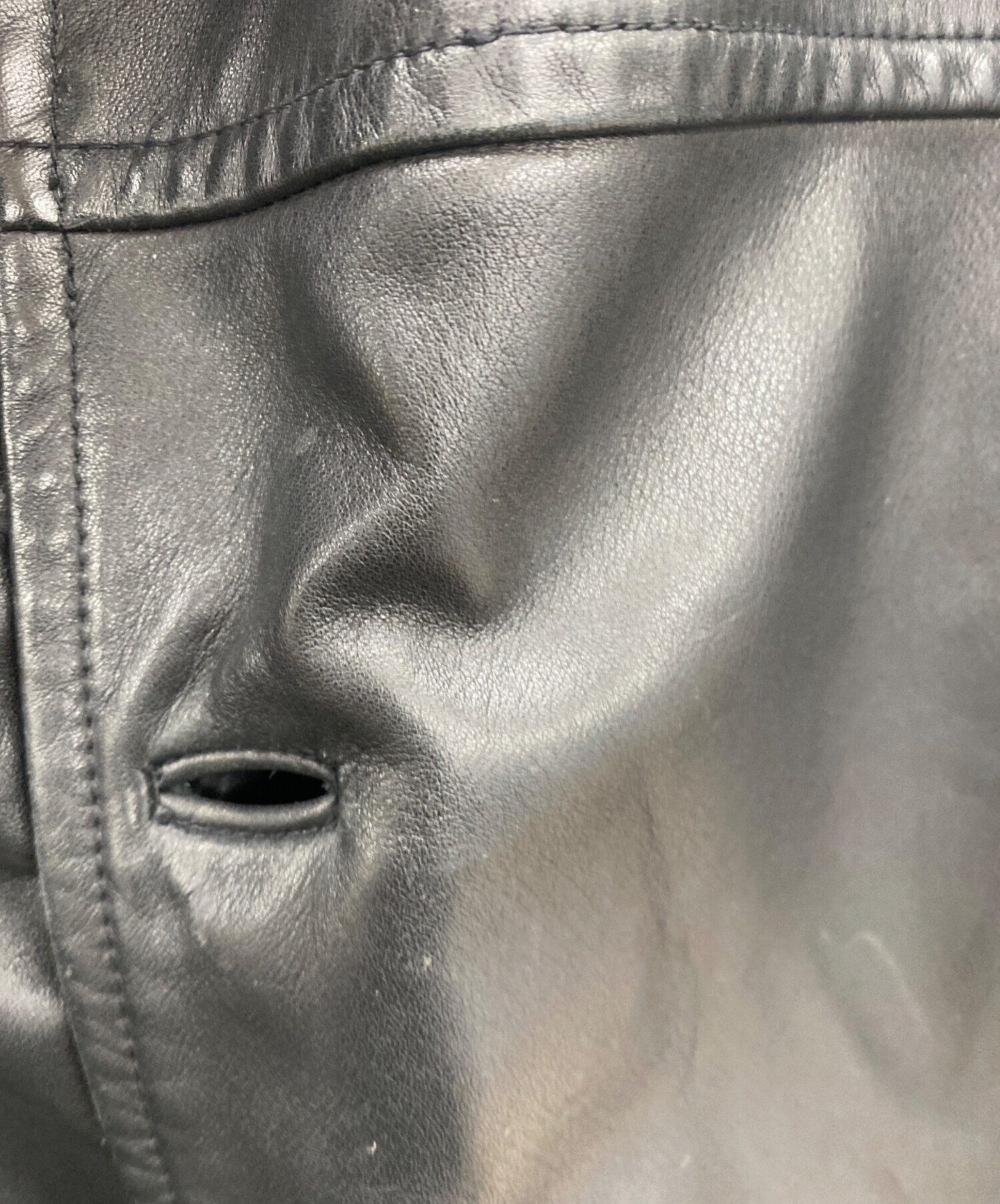 中古・古着通販】OLD GAP (オールドギャップ) レザーカーコート