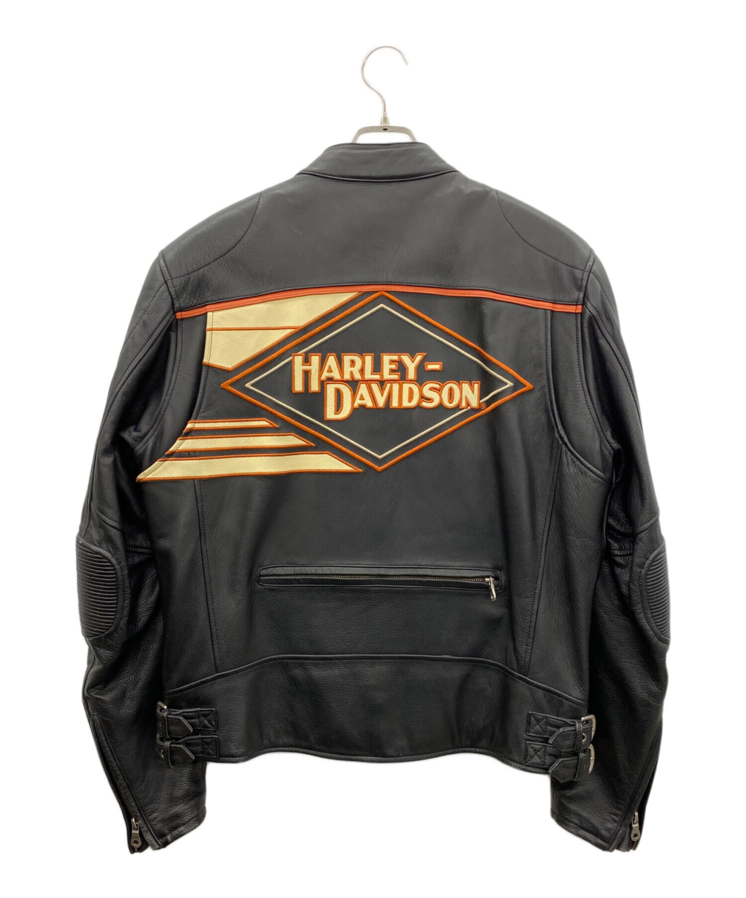 Harley-Davidson シングルライダース フリーサイズ 中古・古着通販】HARLEY-DAVIDSON (ハーレーダビッドソン) シングル