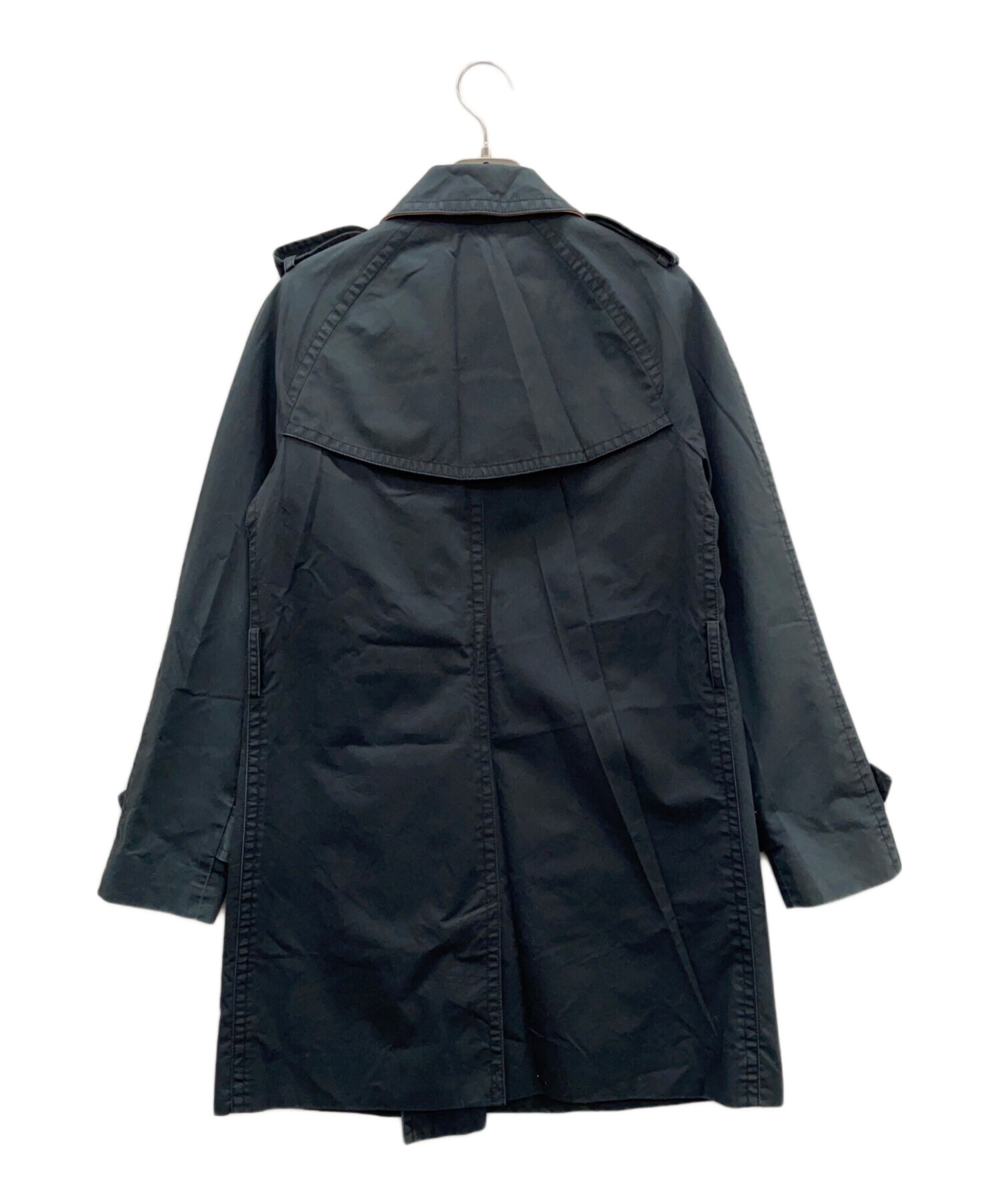 中古・古着通販】COACH (コーチ) トレンチコート ブラック サイズ:S