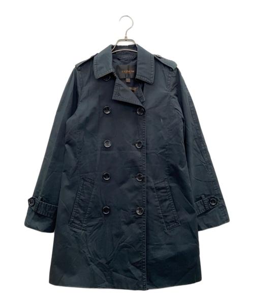 【未使用品】COACHコーチトレンチコート ステンカラー ロング 中古・古着通販】COACH (コーチ) トレンチコート ブラック サイズ:S