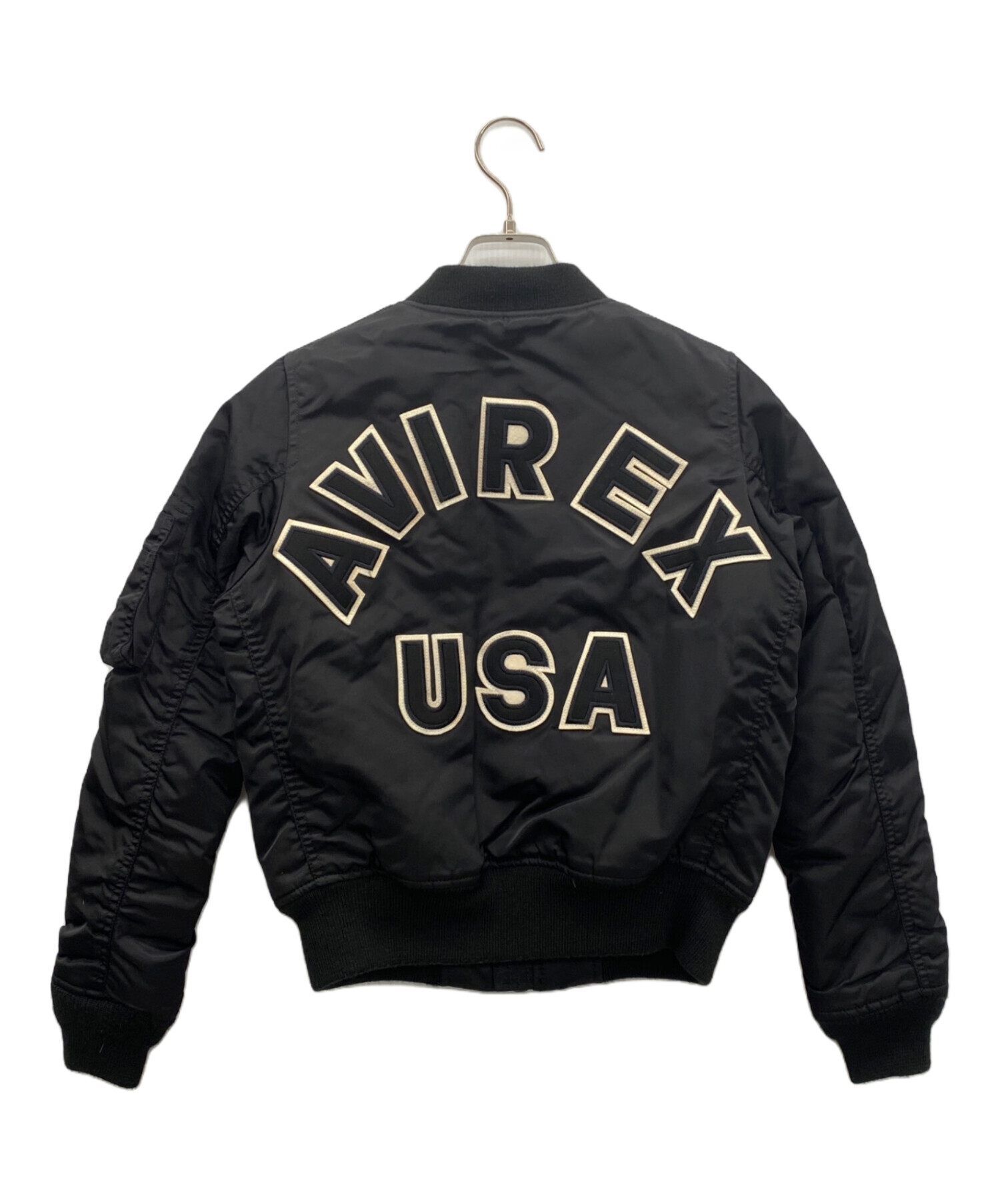 中古・古着通販】AVIREX (アヴィレックス) MA-1ジャケット ブラック