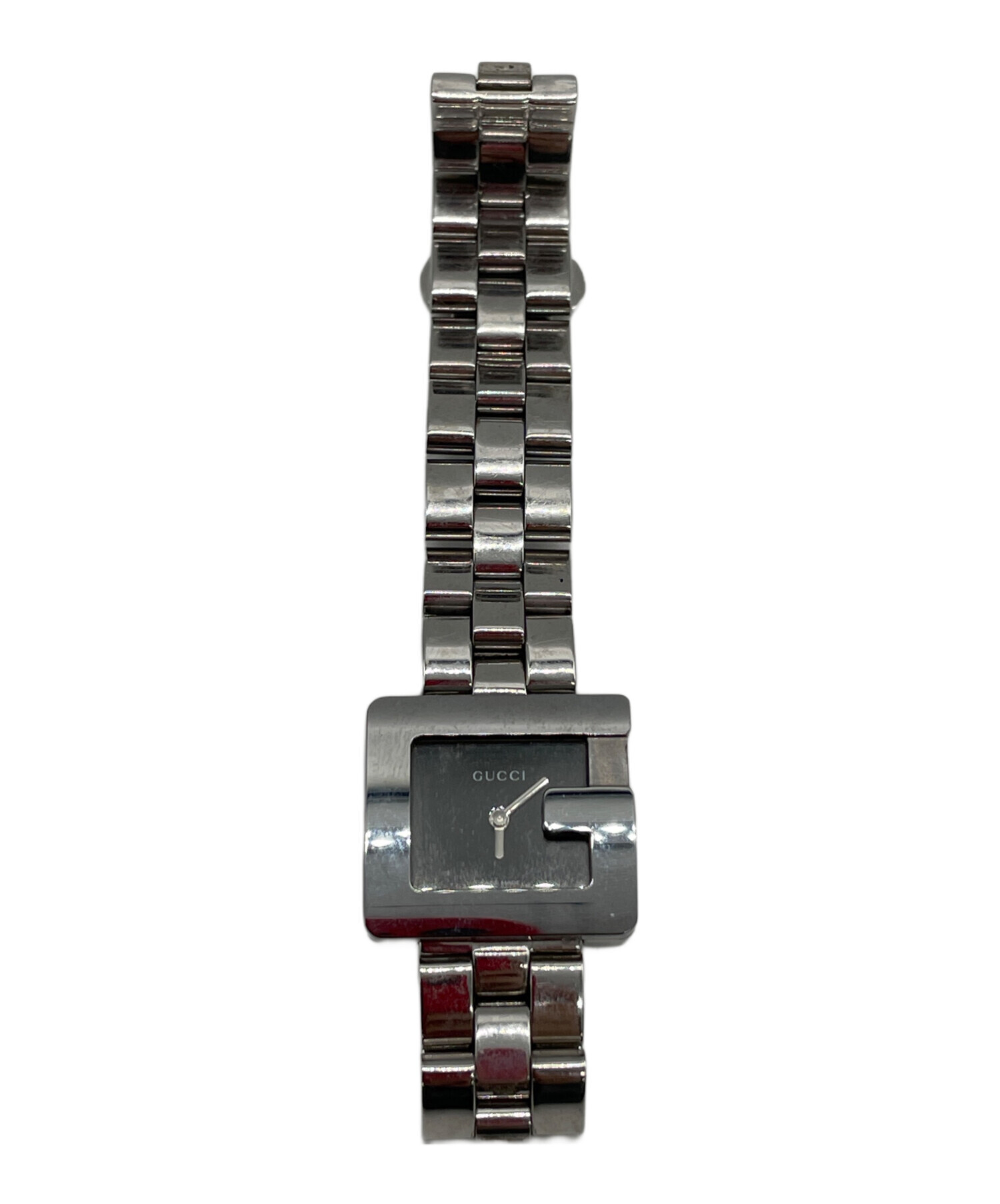 中古・古着通販】GUCCI (グッチ) スクウェア型 腕時計 ブラック