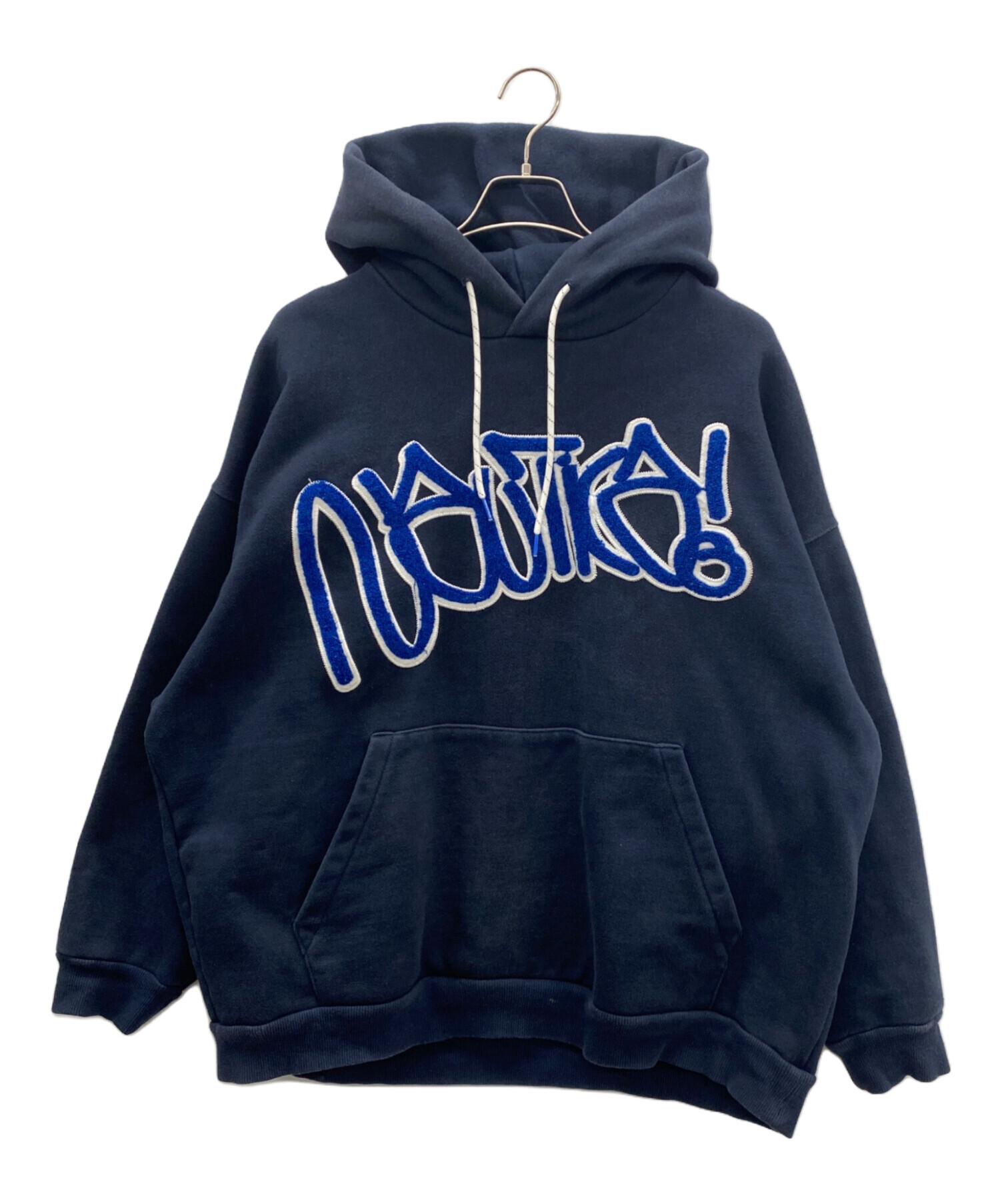 中古・古着通販】NAUTICA (ノーティカ) プルオーバーパーカー ネイビー