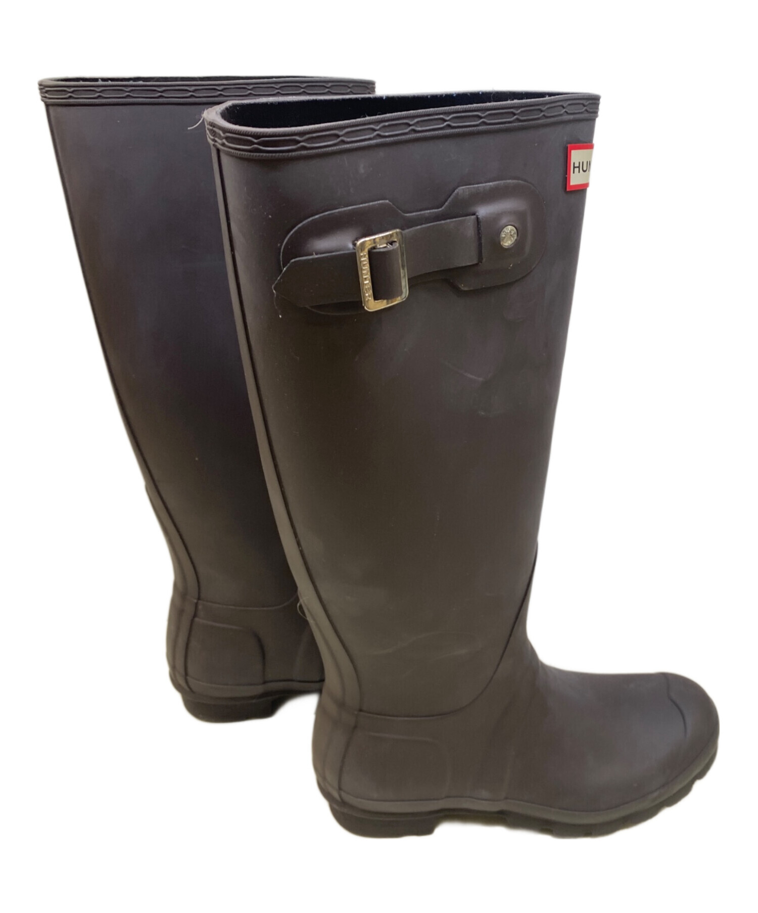 中古・古着通販】HUNTER (ハンター) レインブーツ チャコール サイズ