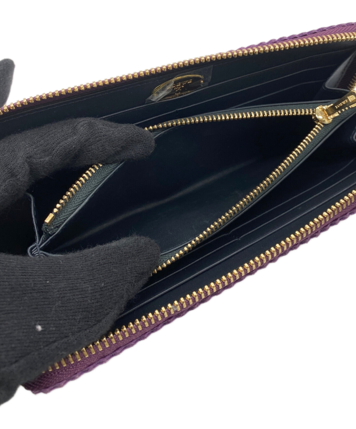 中古・古着通販】LOEWE (ロエベ) 長財布 パープル｜ブランド・古着通販 