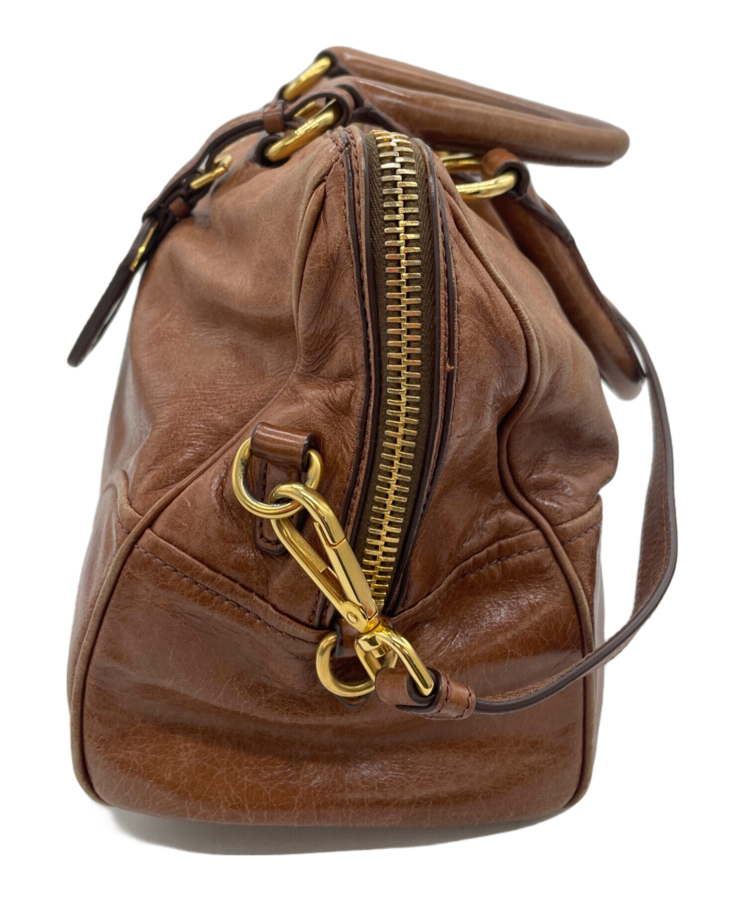 中古・古着通販】PRADA (プラダ) 2WAYショルダーバッグ ブラウン