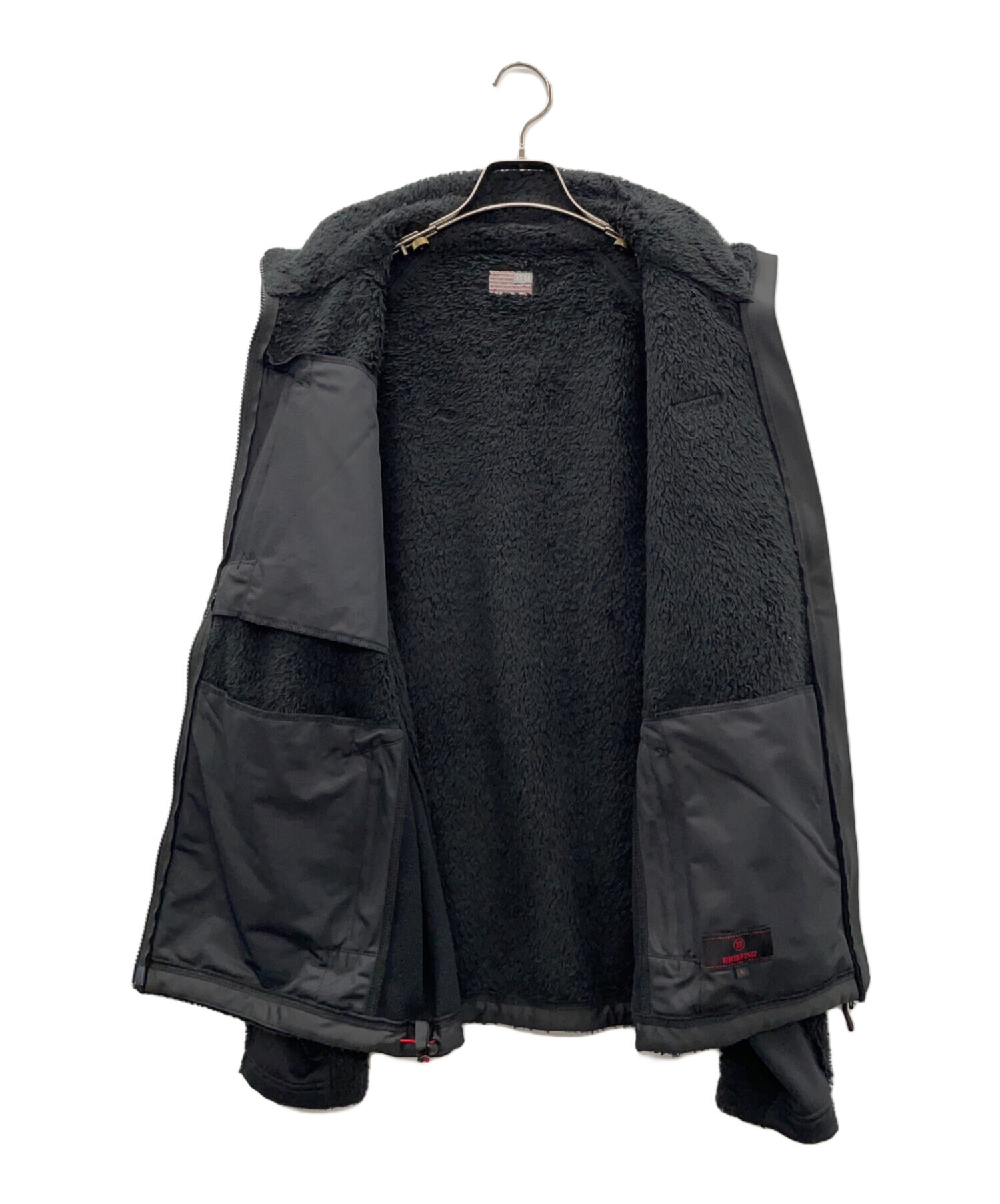 中古・古着通販】BRIEFING (ブリーフィング) ボアジャケット ブラック