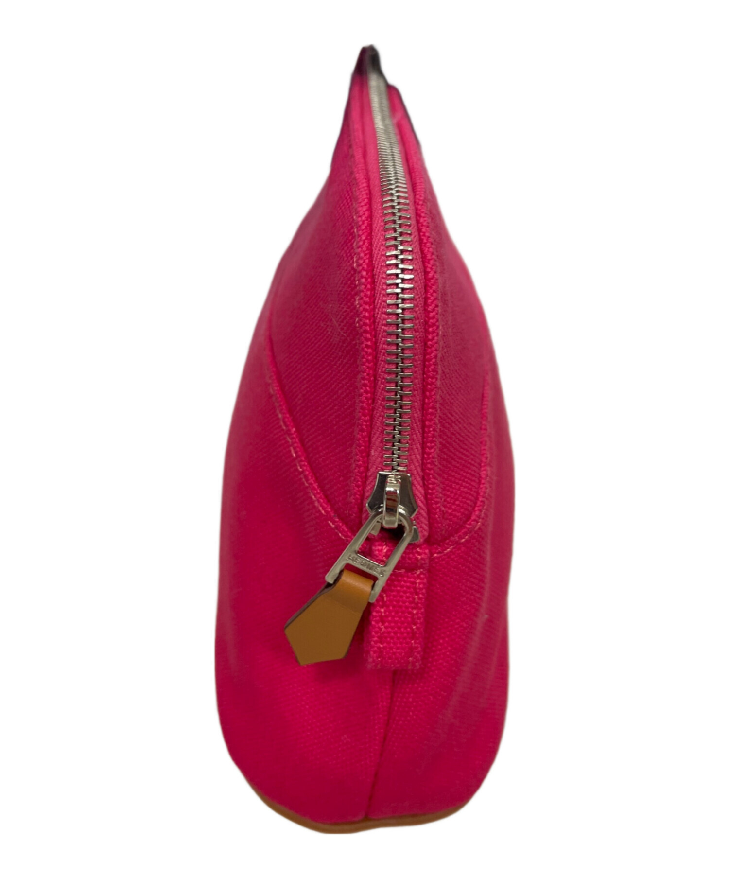 HERMES エルメス ボリードポーチ 大きめサイズ ピンク 小物入れ　シルク HERMES エルメス ボリードポーチ 大きめサイズ ピンク 小物入れ シルク