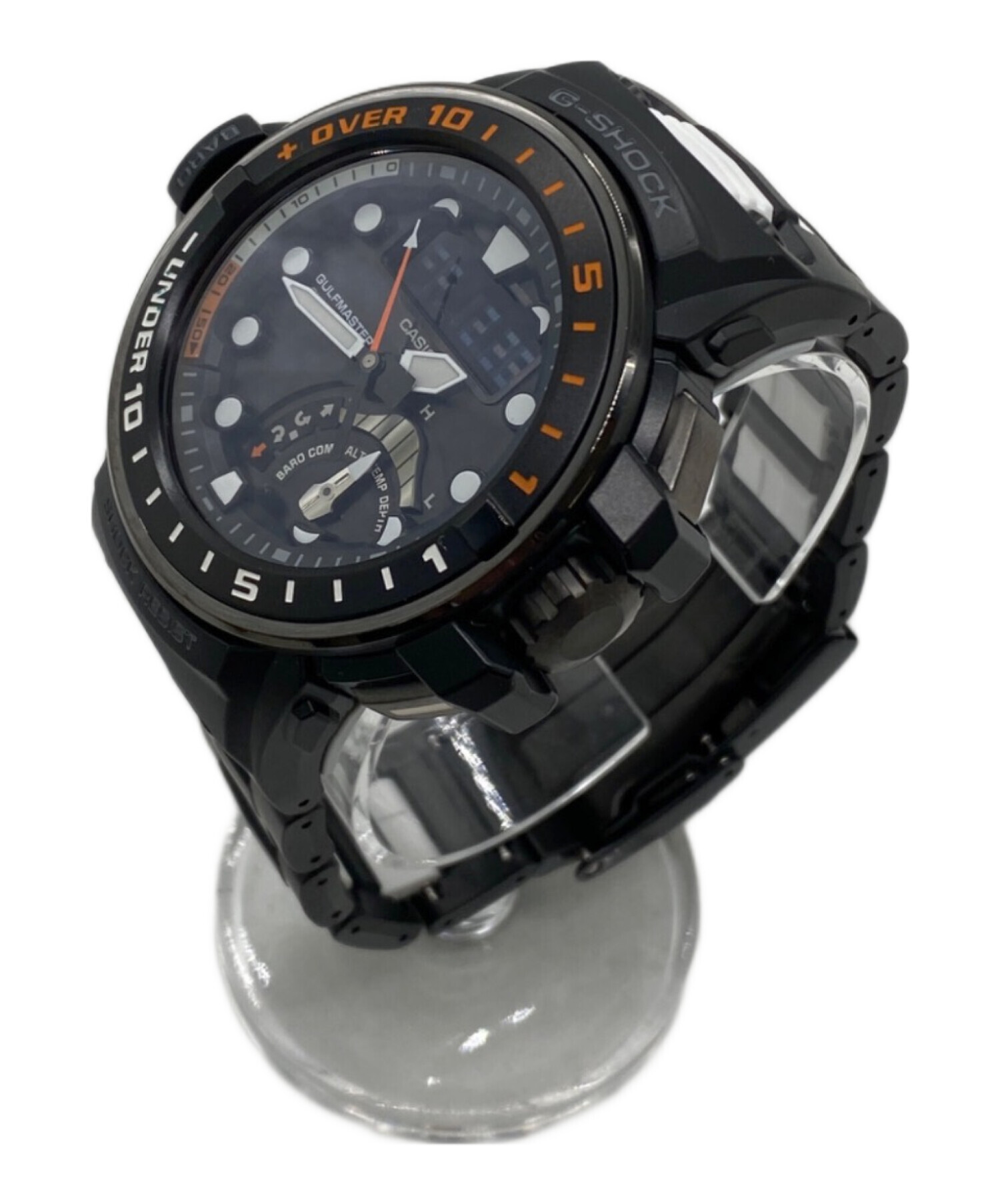 きたさん専用中古品　CASIO カシオ 腕時計 中古・古着通販】CASIO (カシオ) デジアナウォッチ ブラック×オレンジ