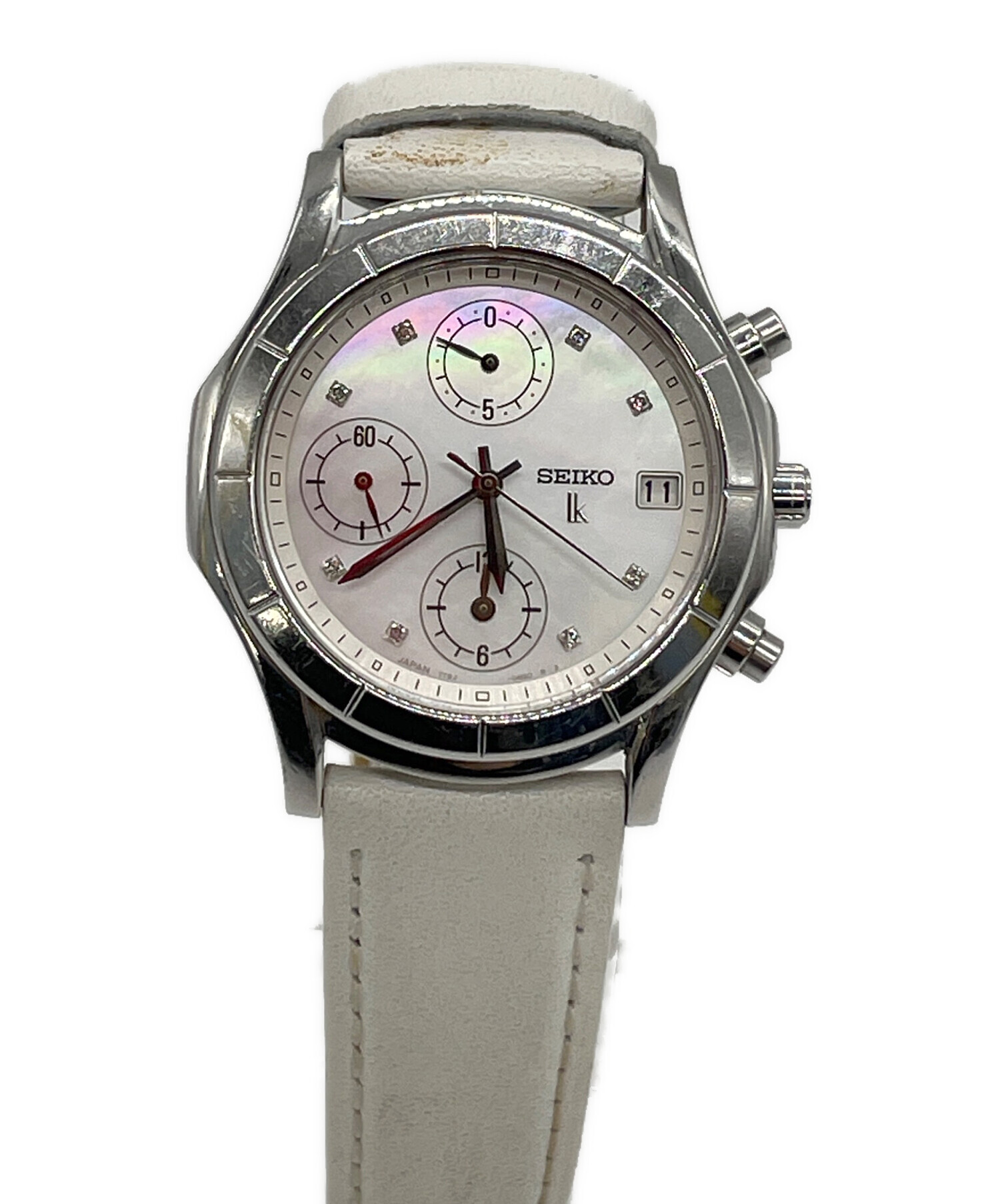中古・古着通販】SEIKO (セイコー) 腕時計 ホワイト｜ブランド・古着