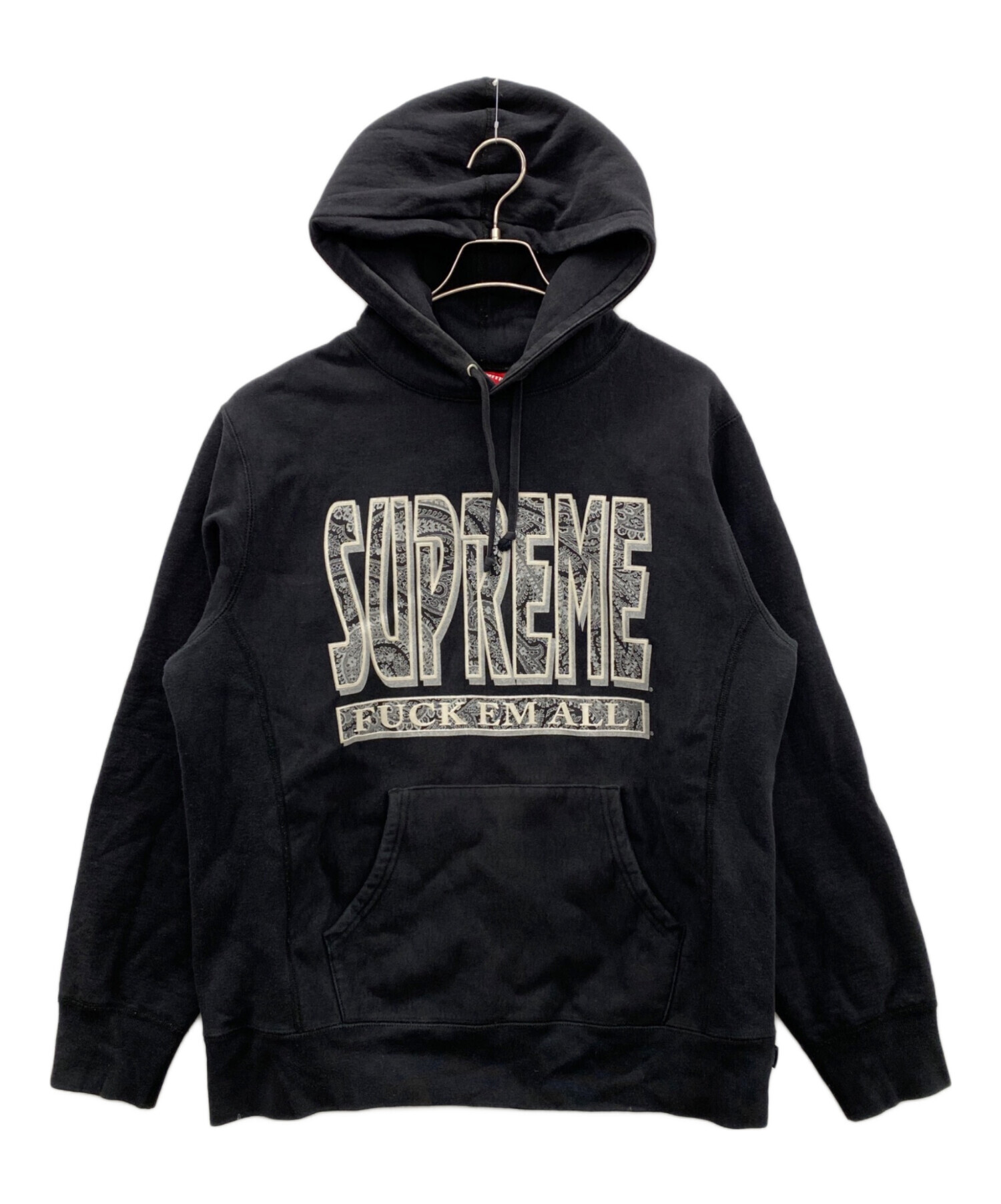 中古・古着通販】SUPREME (シュプリーム) フーディー ブラック サイズ 