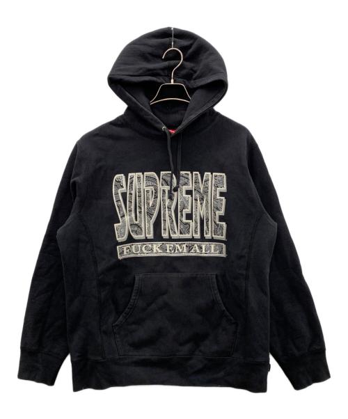ヴィンテージ？　Supreme フーディー ブラック 中古・古着通販】SUPREME (シュプリーム) フーディー ブラック サイズ