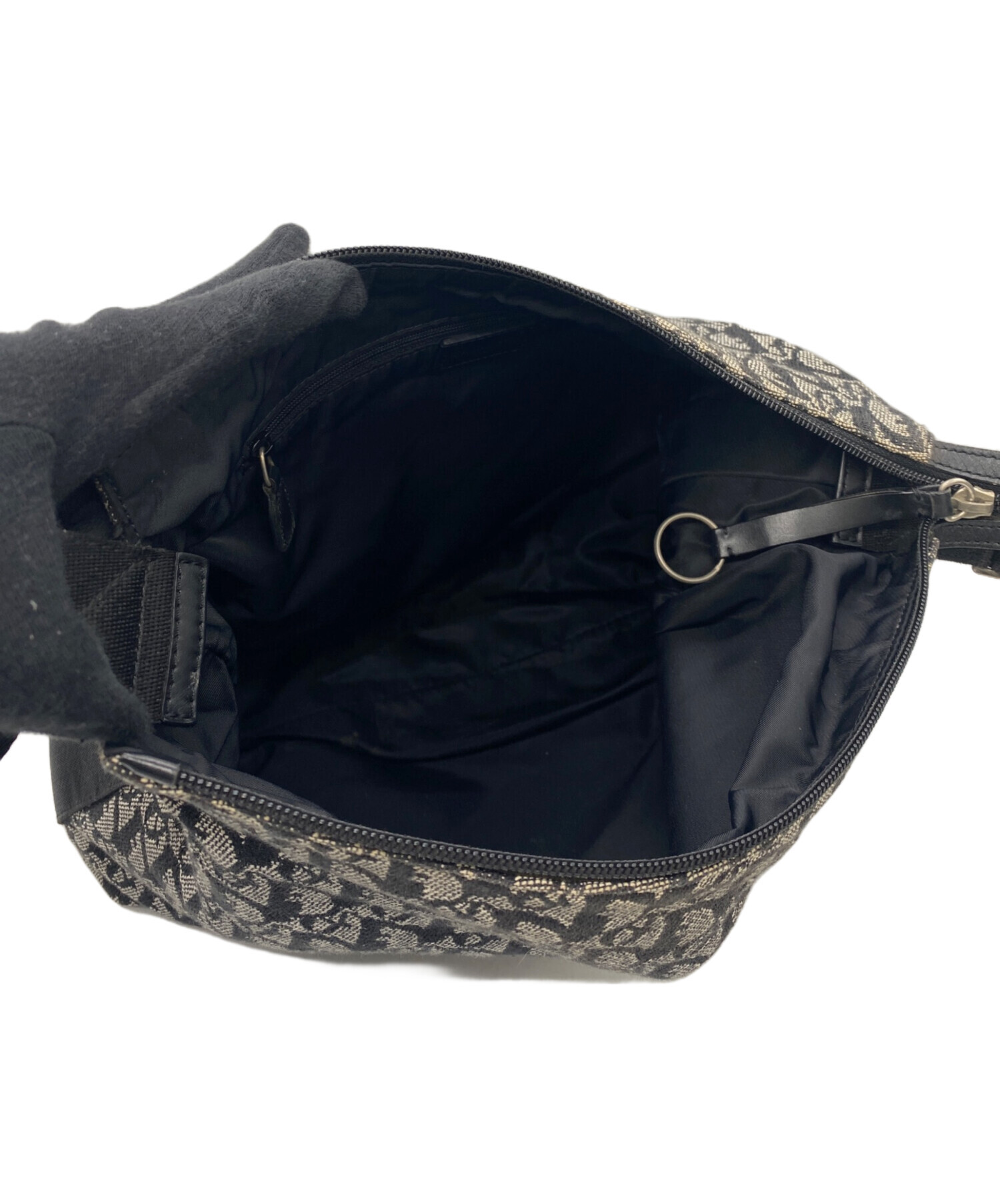 Christian Dior クリスチャンディオール ショルダーバッグ  黒 【古着】【中古】【送料無料】 中古・古着通販】Christian Dior (クリスチャン ディオール