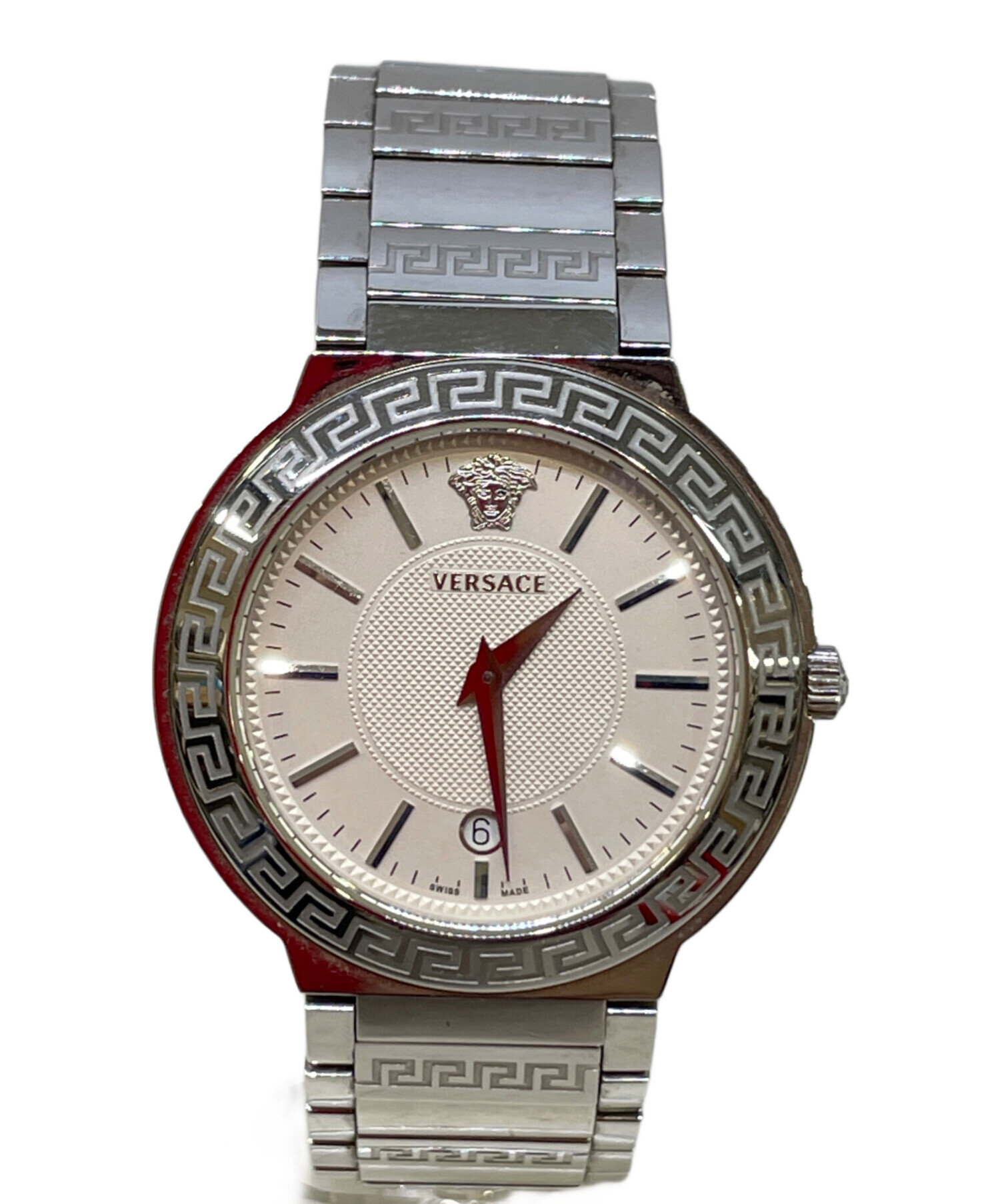中古・古着通販】VERSACE (ヴェルサーチェ) 腕時計 ホワイト｜ブランド