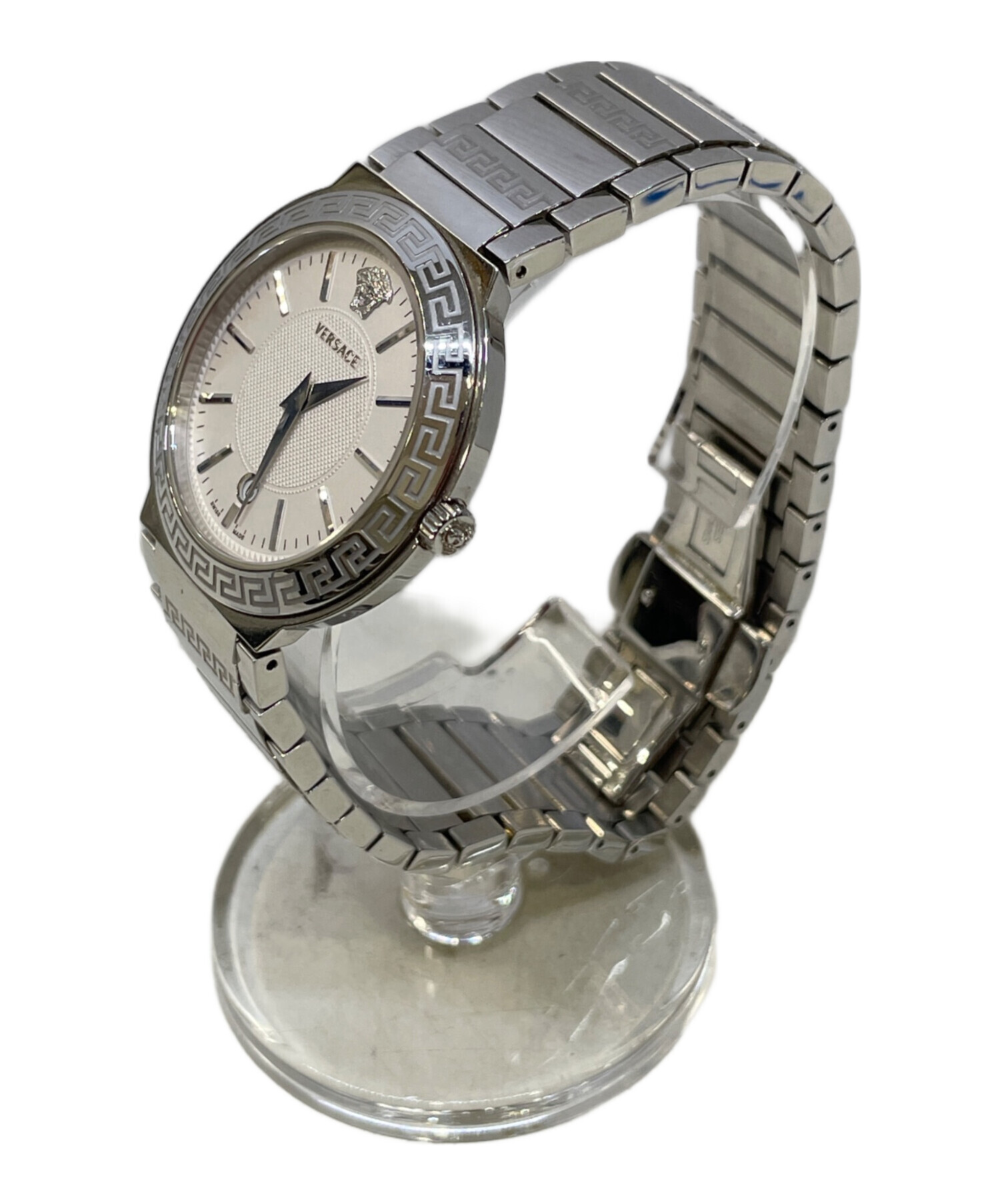 中古・古着通販】VERSACE (ヴェルサーチェ) 腕時計 ホワイト｜ブランド