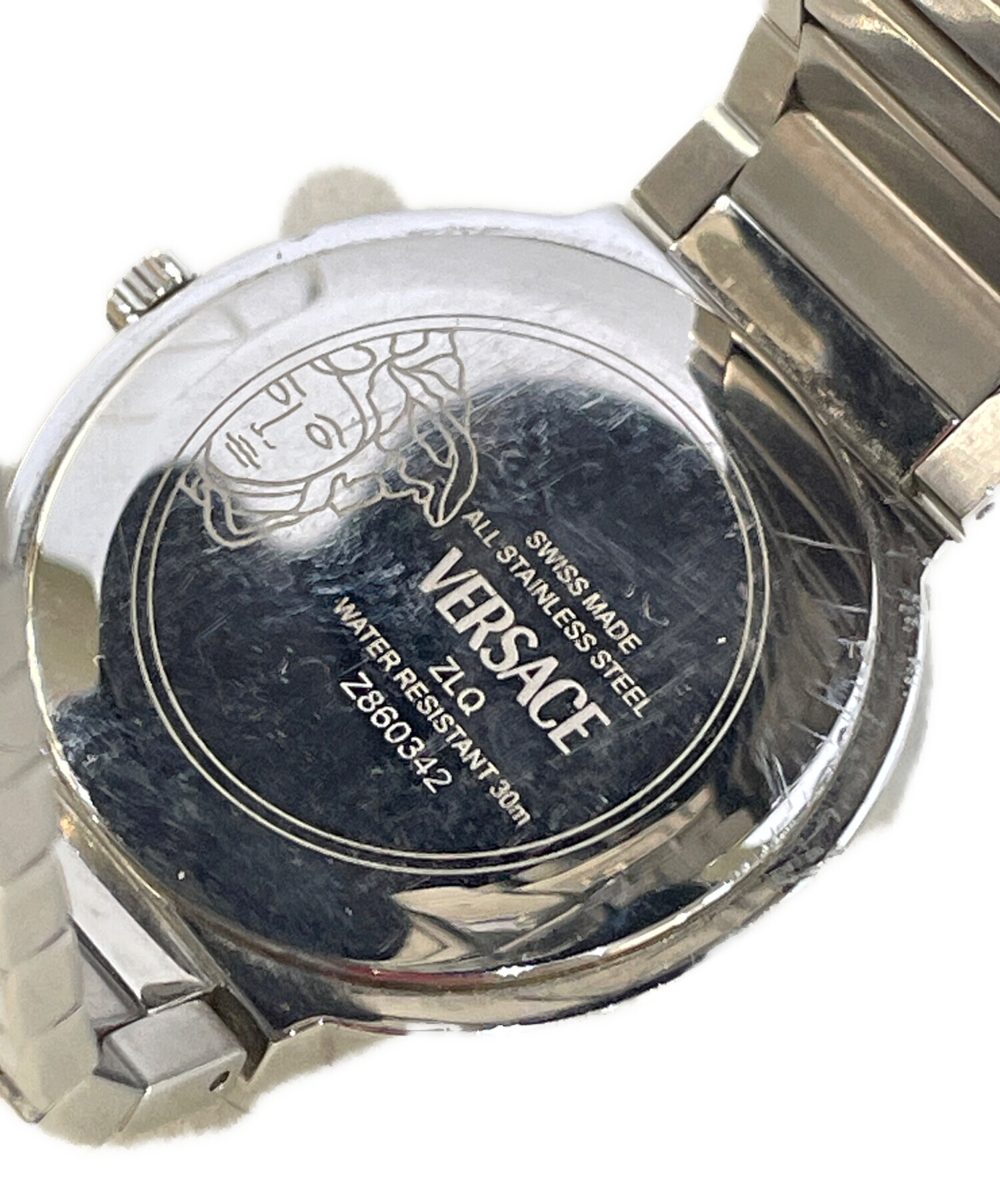 中古・古着通販】VERSACE (ヴェルサーチェ) 腕時計 ホワイト｜ブランド