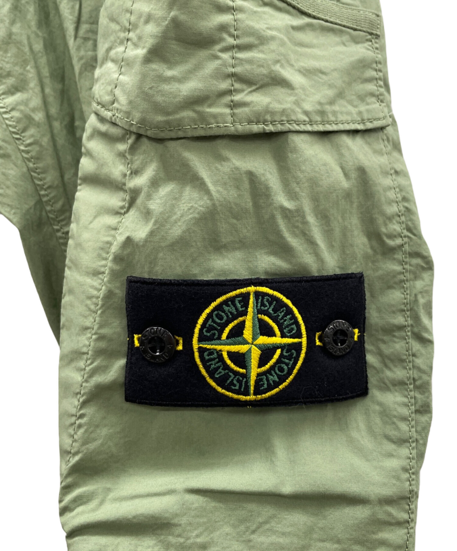 ストーンアイランド 古着 パンツ stone 中古・古着通販】STONE ISLAND (ストーンアイランド) パンツ グリーン