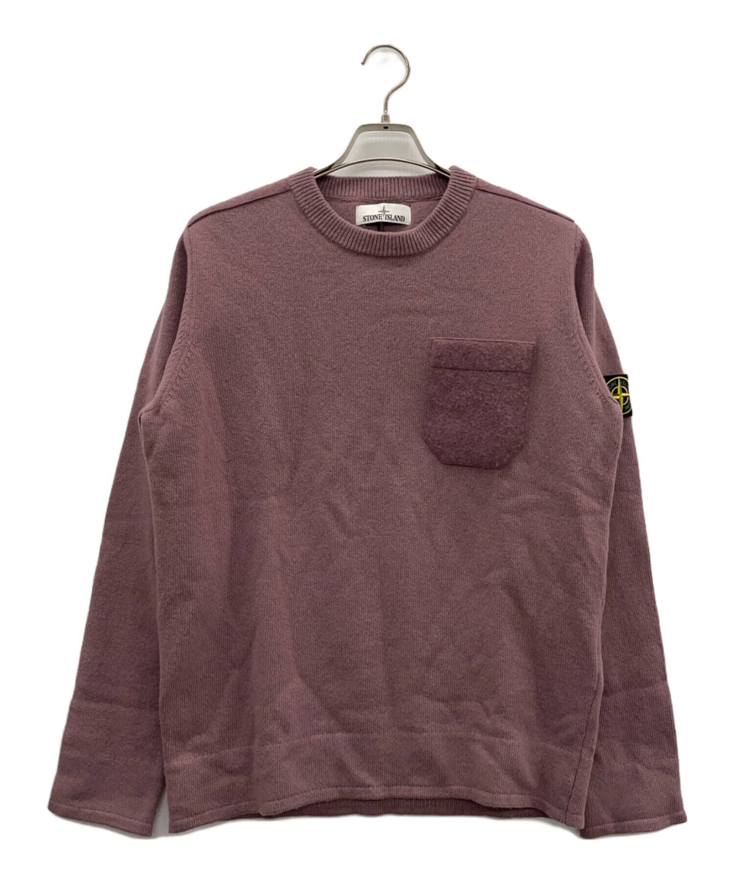 中古・古着通販】STONE ISLAND (ストーンアイランド) ニット ピンク