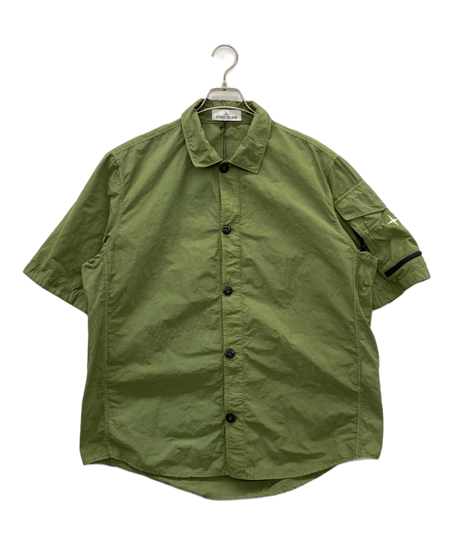 ストーンアイランド シャツ 定価12万 中古・古着通販】STONE ISLAND (ストーンアイランド) 半袖シャツ