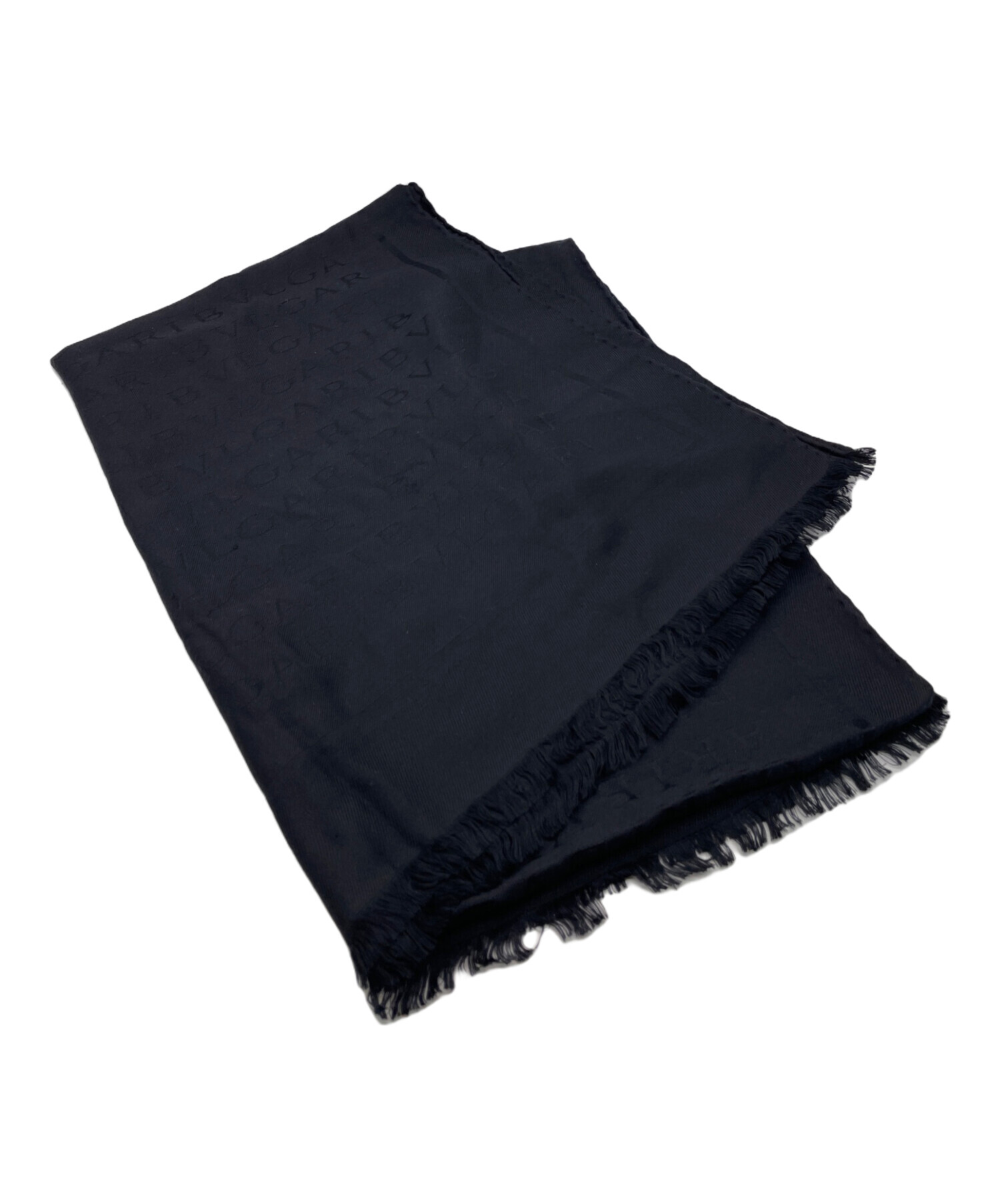 中古・古着通販】BVLGARI (ブルガリ) マフラー ブラック｜ブランド