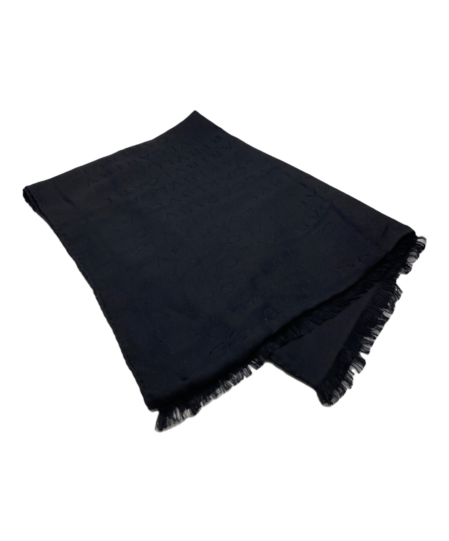 中古・古着通販】BVLGARI (ブルガリ) マフラー ブラック｜ブランド