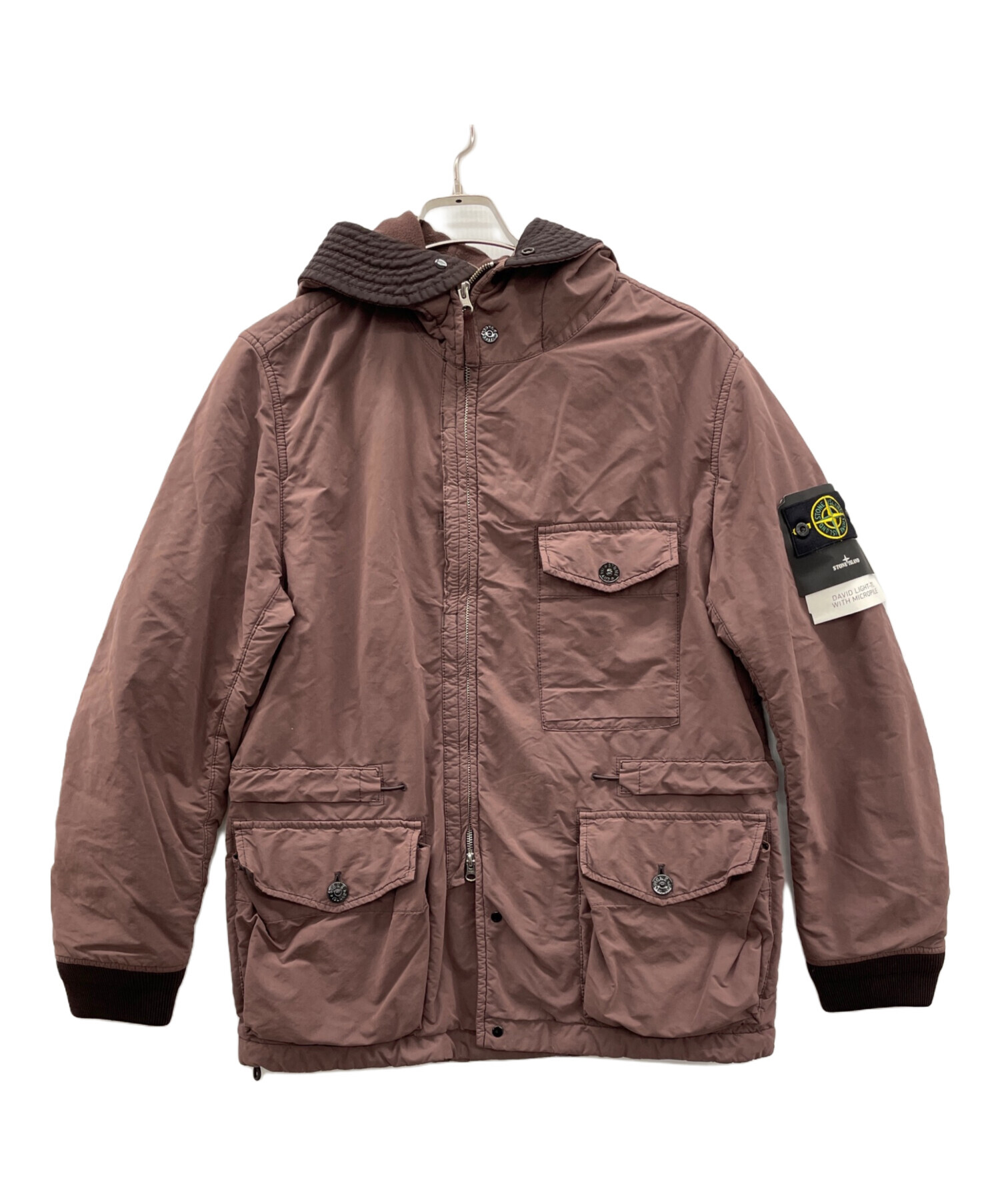 ストーンアイランド ブラウン ミリタリージャケットビンテージ 中古・古着通販】STONE ISLAND (ストーンアイランド) ダウンジャケット
