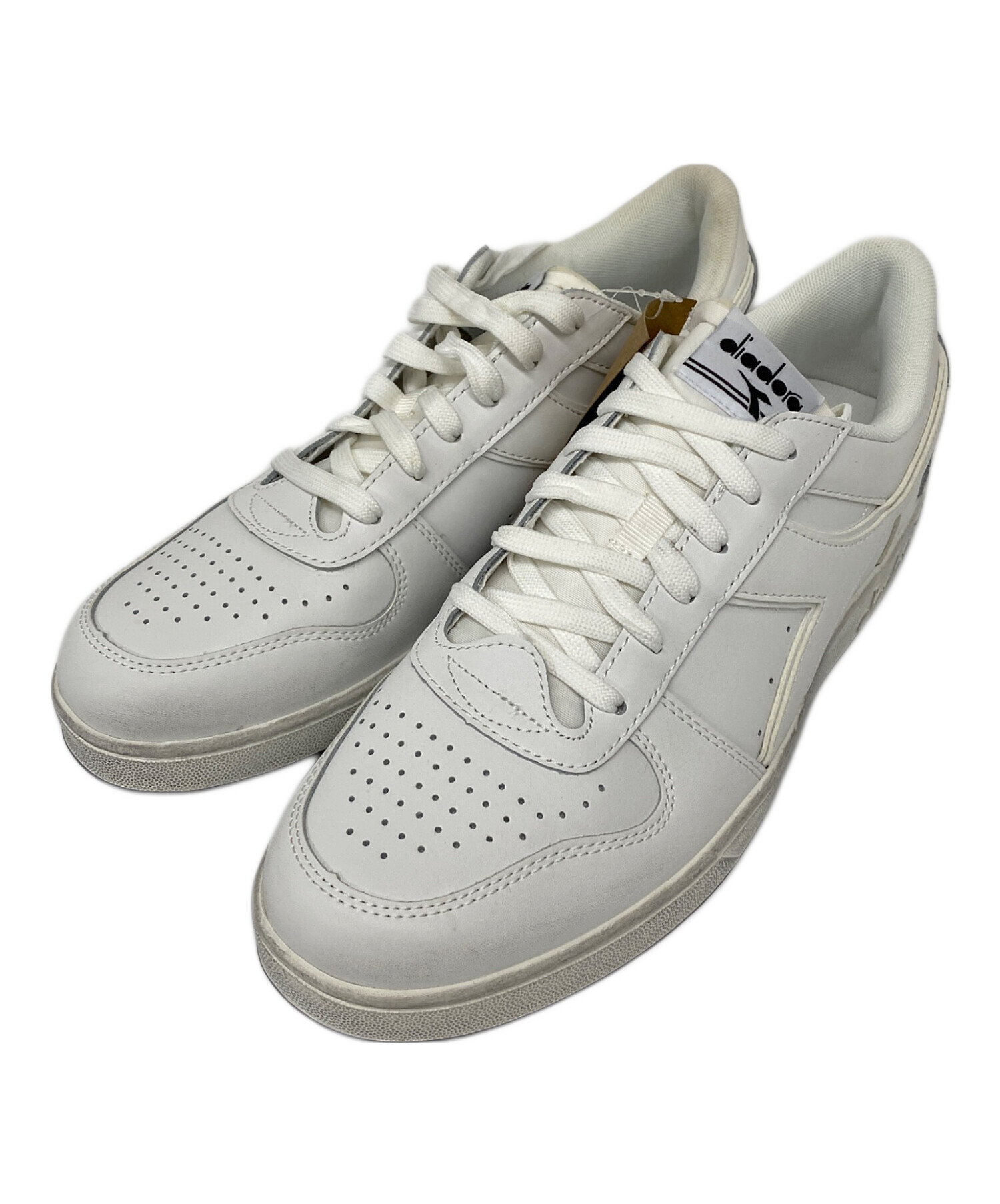 DIADORA ディアドラ バザード 白 ホワイト 廃盤 レア 26cm 中古・古着通販】DIADORA (ディアドラ) マジックバスケット ロー ICONA