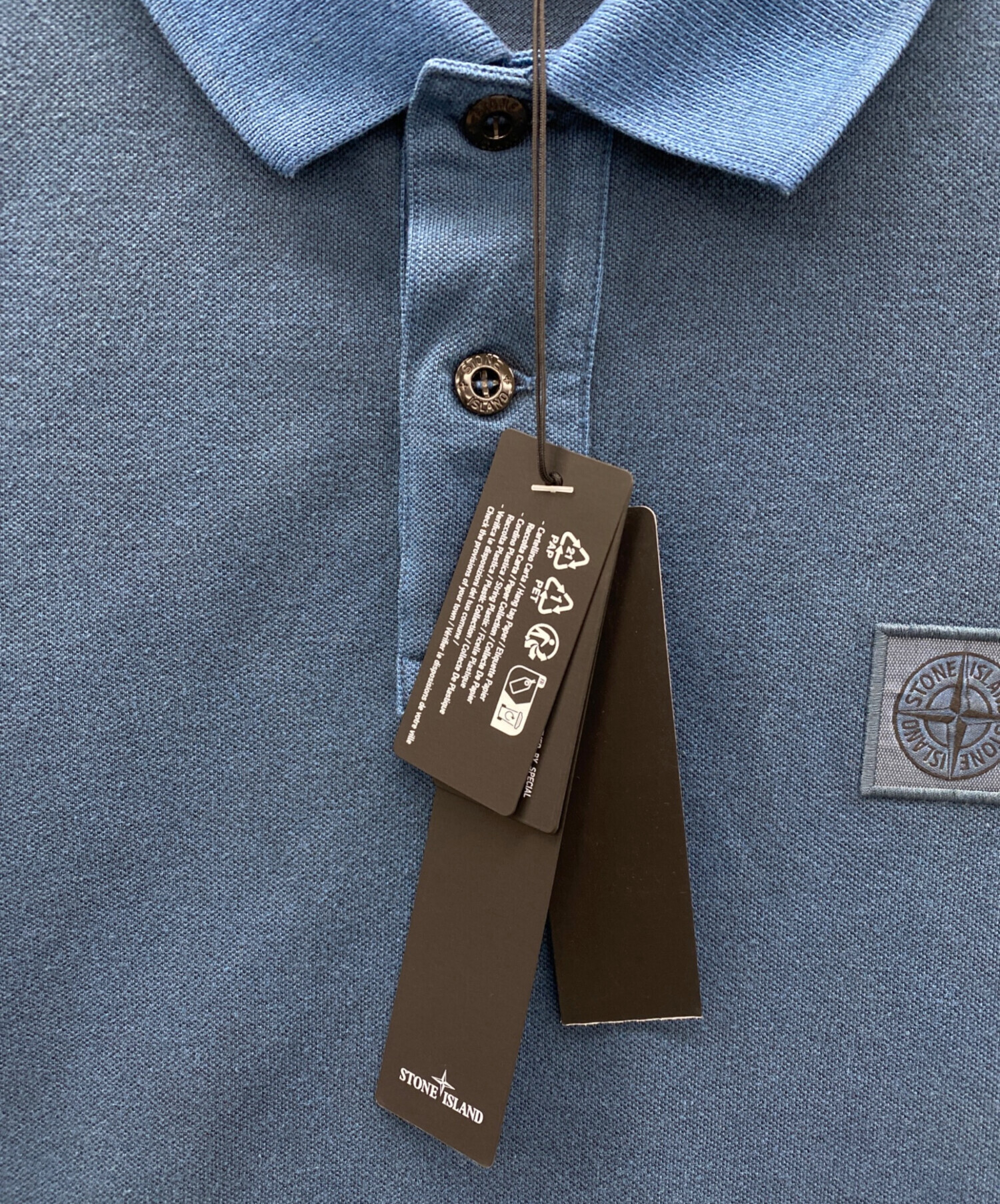 中古・古着通販】STONE ISLAND (ストーンアイランド) 半袖ポロシャツ