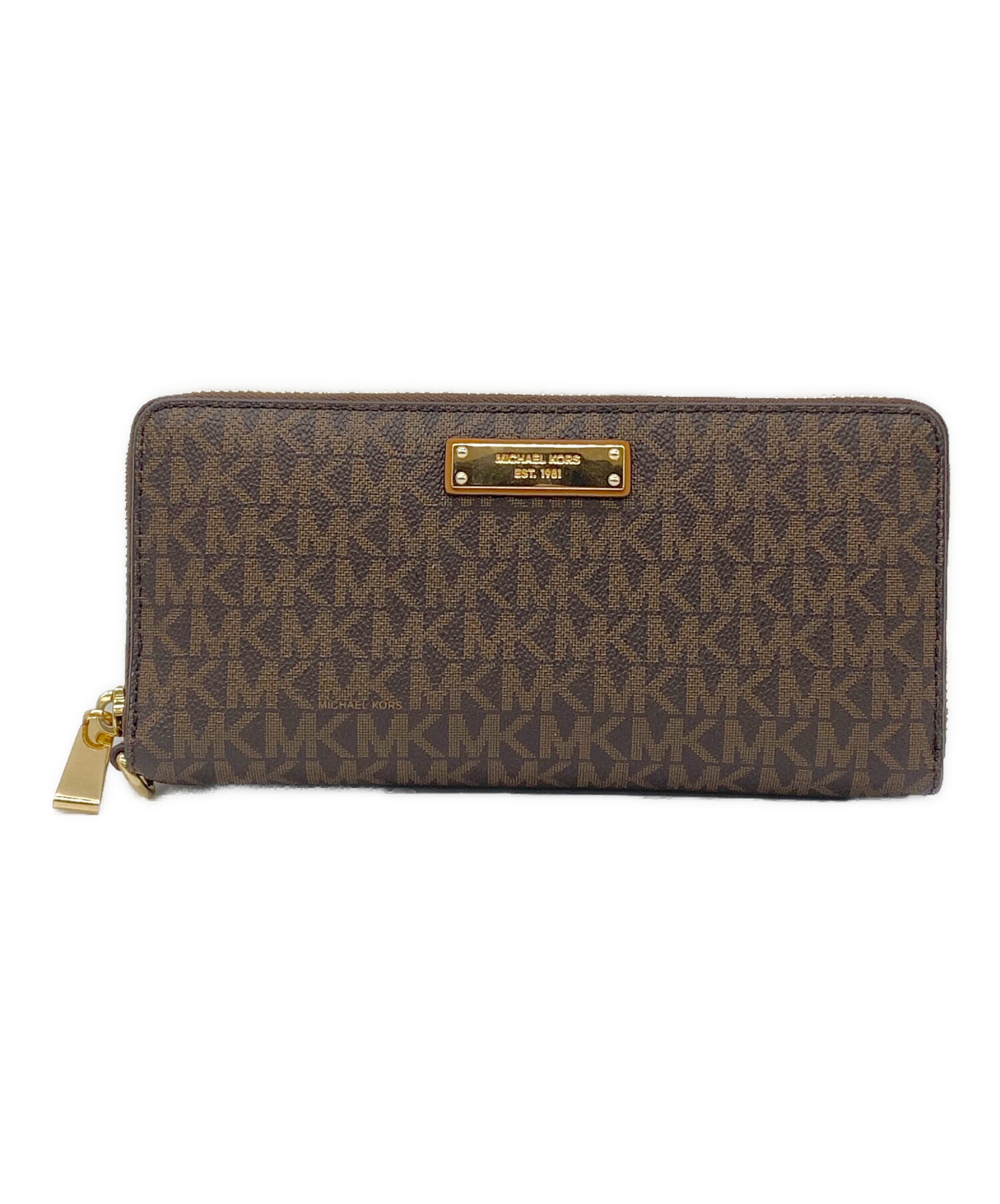 中古・古着通販】MICHAEL KORS (マイケル・コース) 長財布 ブラウン 