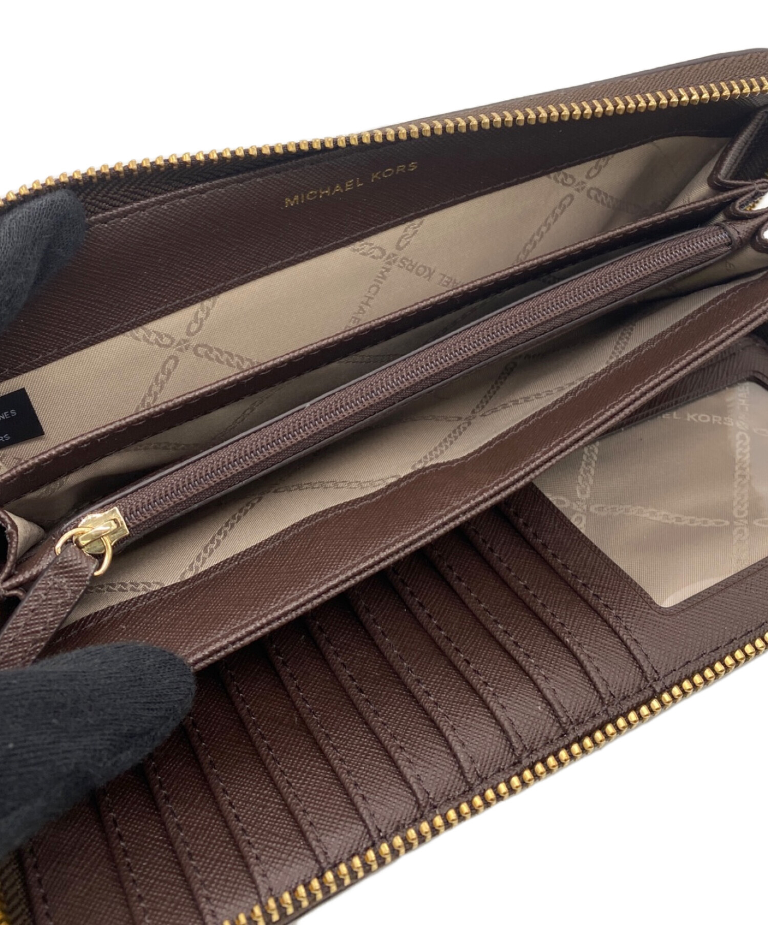中古・古着通販】MICHAEL KORS (マイケル・コース) 長財布 ブラウン