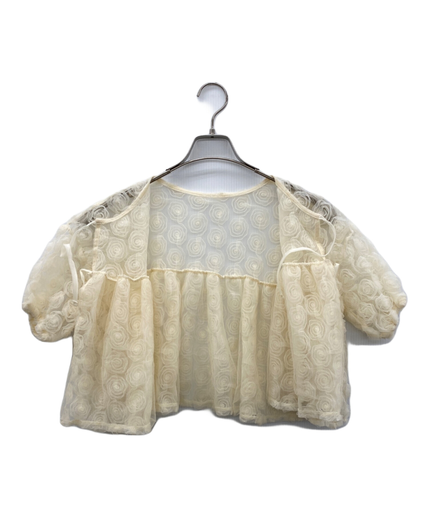 中古・古着通販】POPPY (ポピー) FLOWER BALLOON TULLE BOLERO